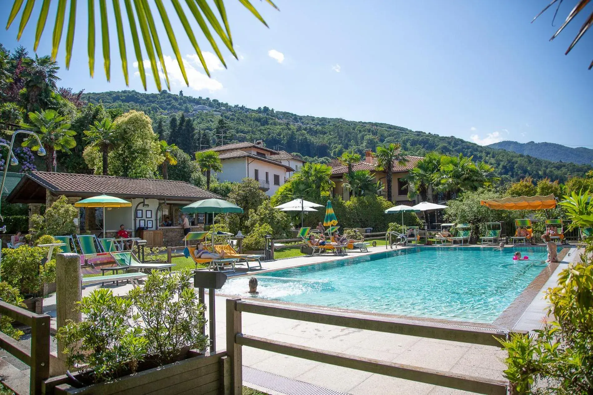 Garden view in Hotel Della Torre