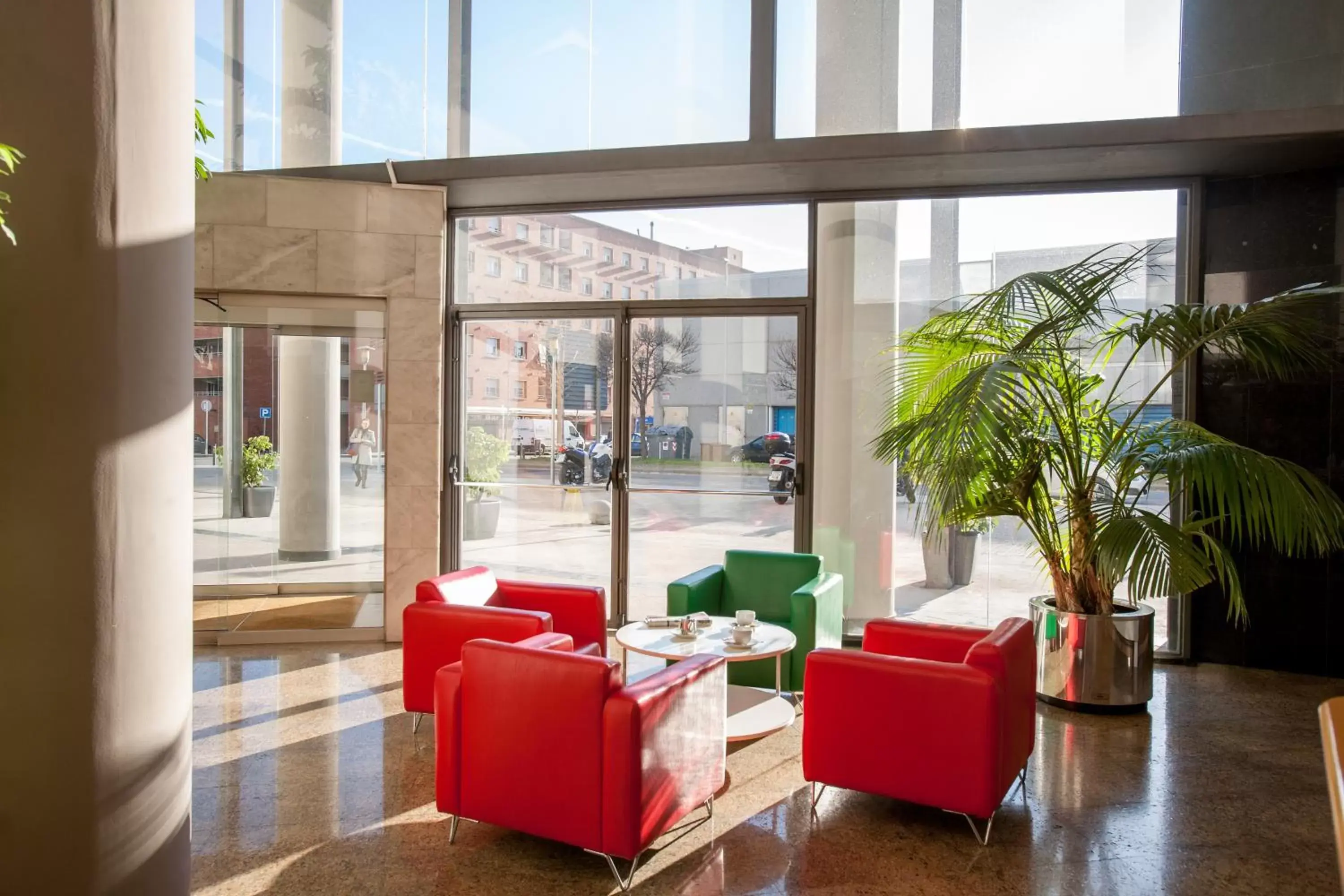 Lobby or reception in Hotel Porta de Gallecs