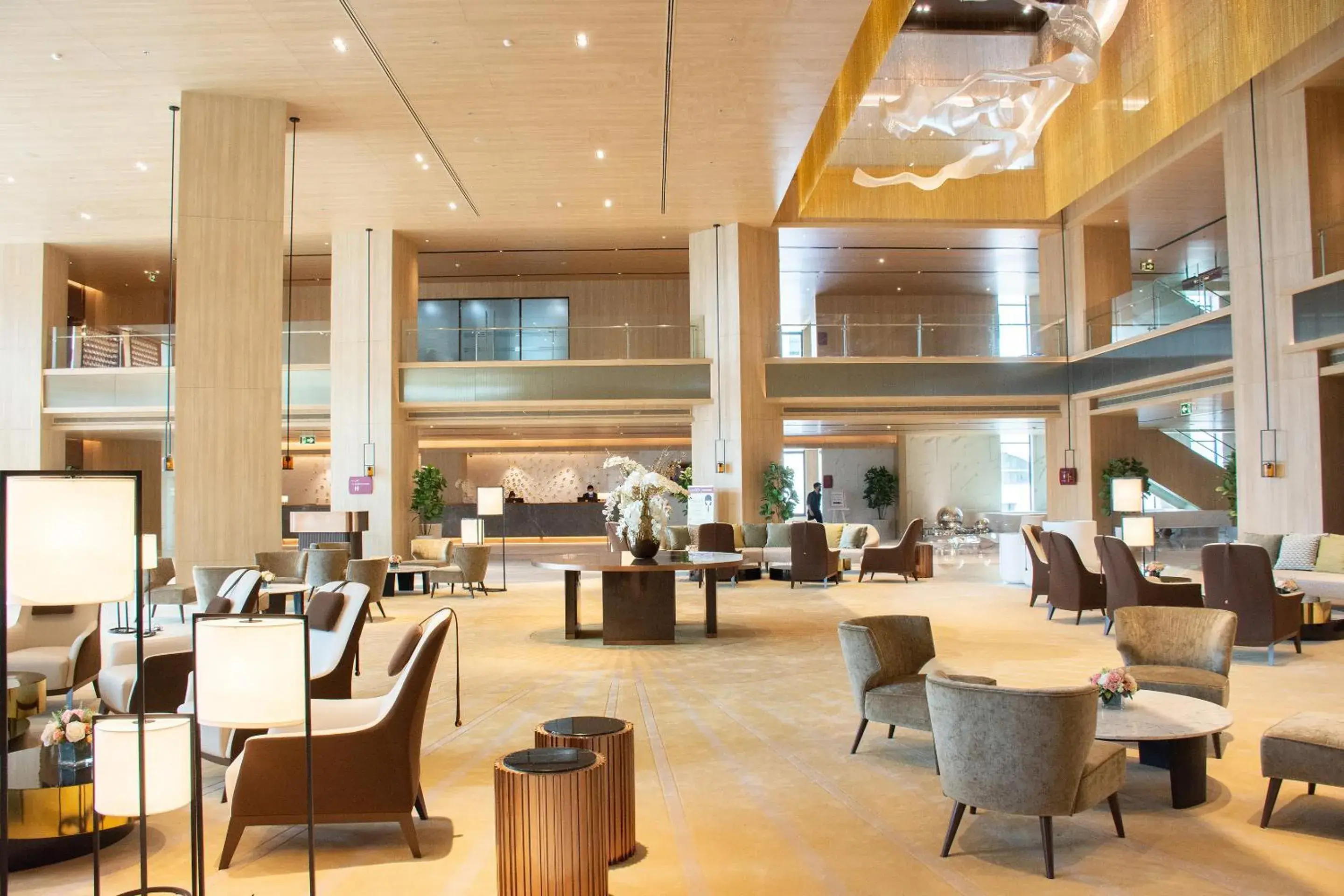 Lobby or reception, Restaurant/Places to Eat in Grand Richmond Stylish Convention Hotel