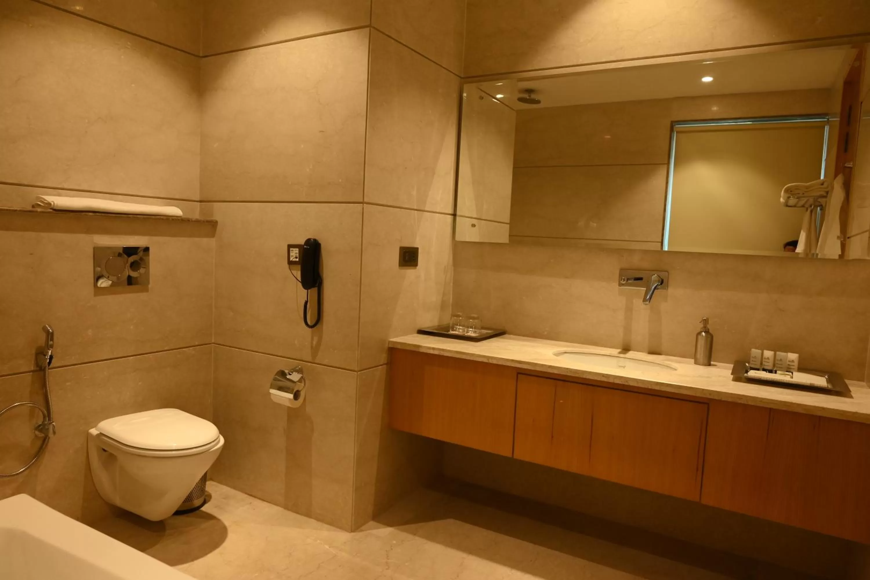 Bathroom in Ramada Plaza by Wyndham Jammu Vijaypur