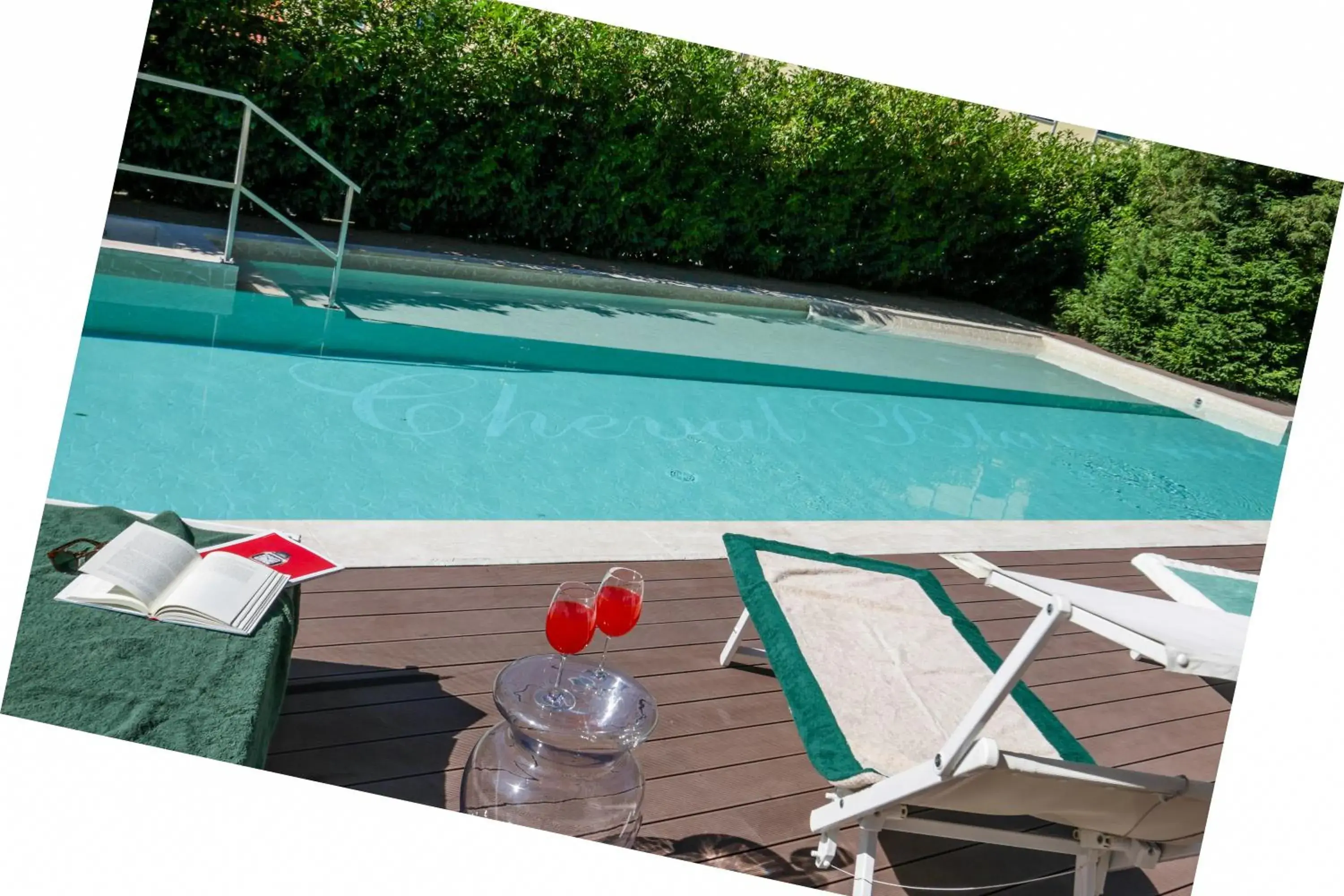 Swimming Pool in Hostellerie Du Cheval Blanc