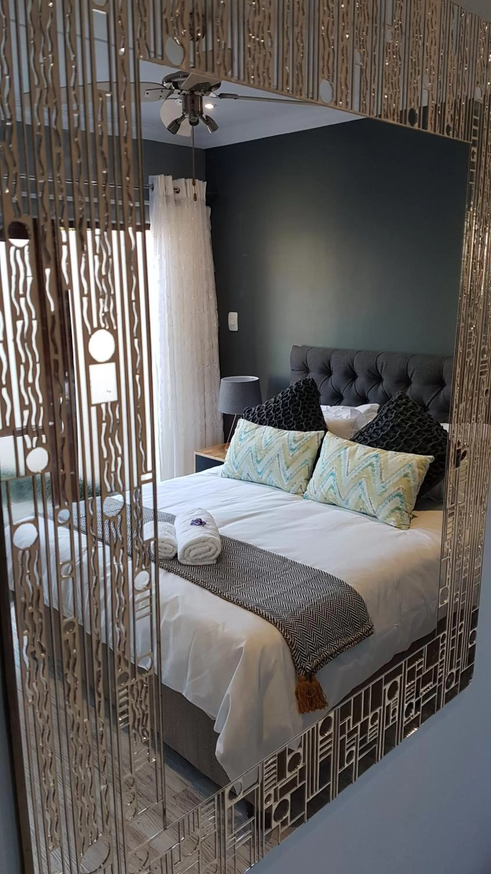 Bed in Riverview Guesthouse East London