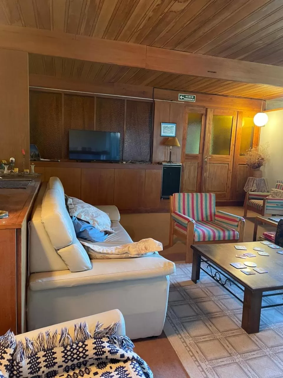 Communal lounge/ TV room, Seating Area in Hosteria La Chacra