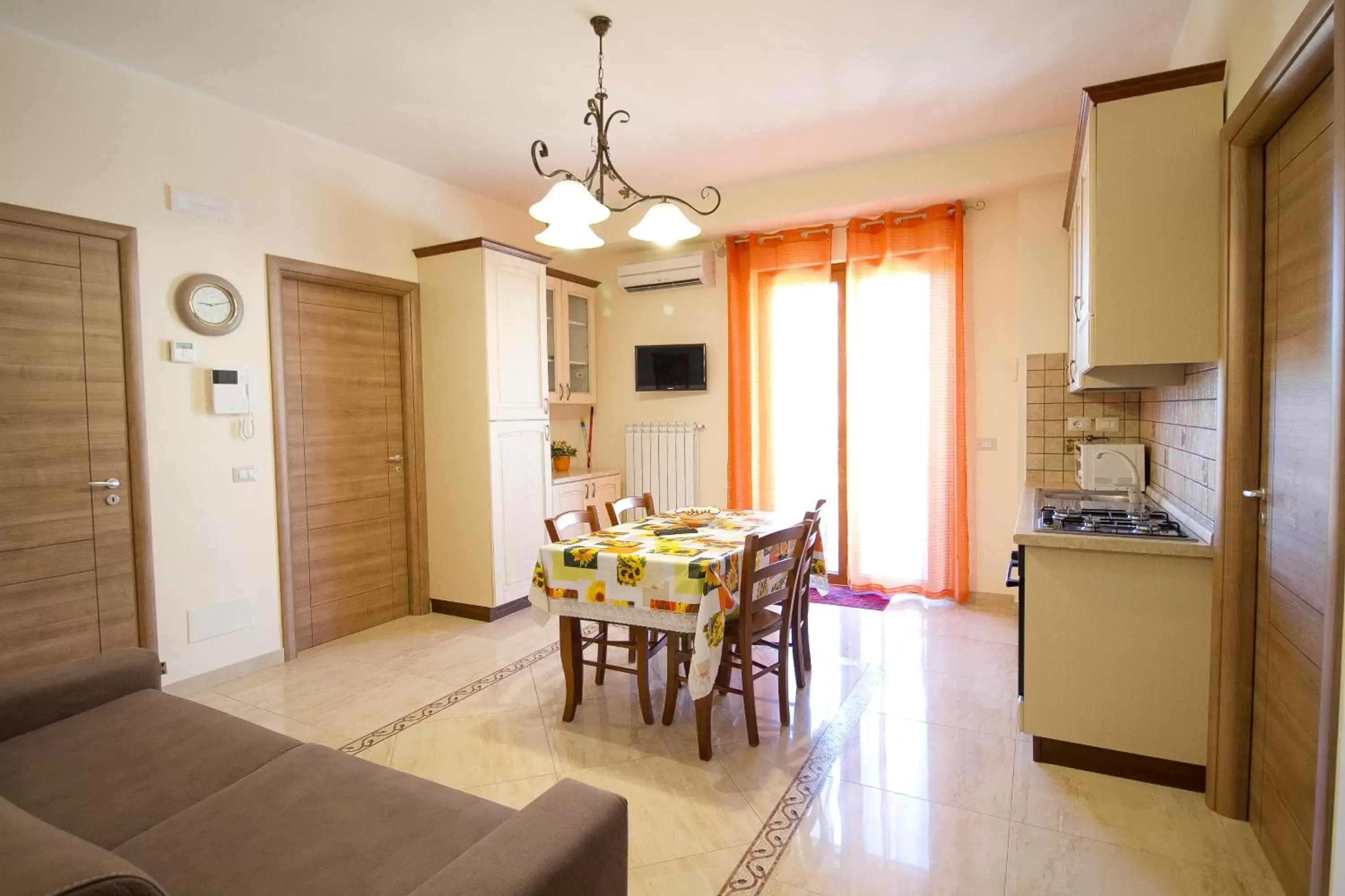 Living room, Dining Area in Etna Royal View