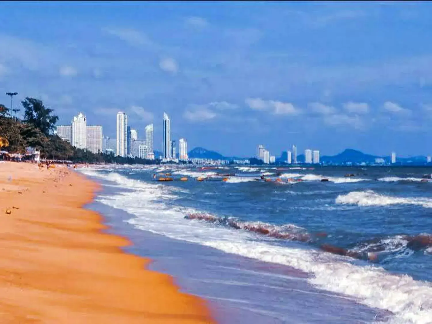 Natural landscape, Beach in Jomtien Thani Hotel