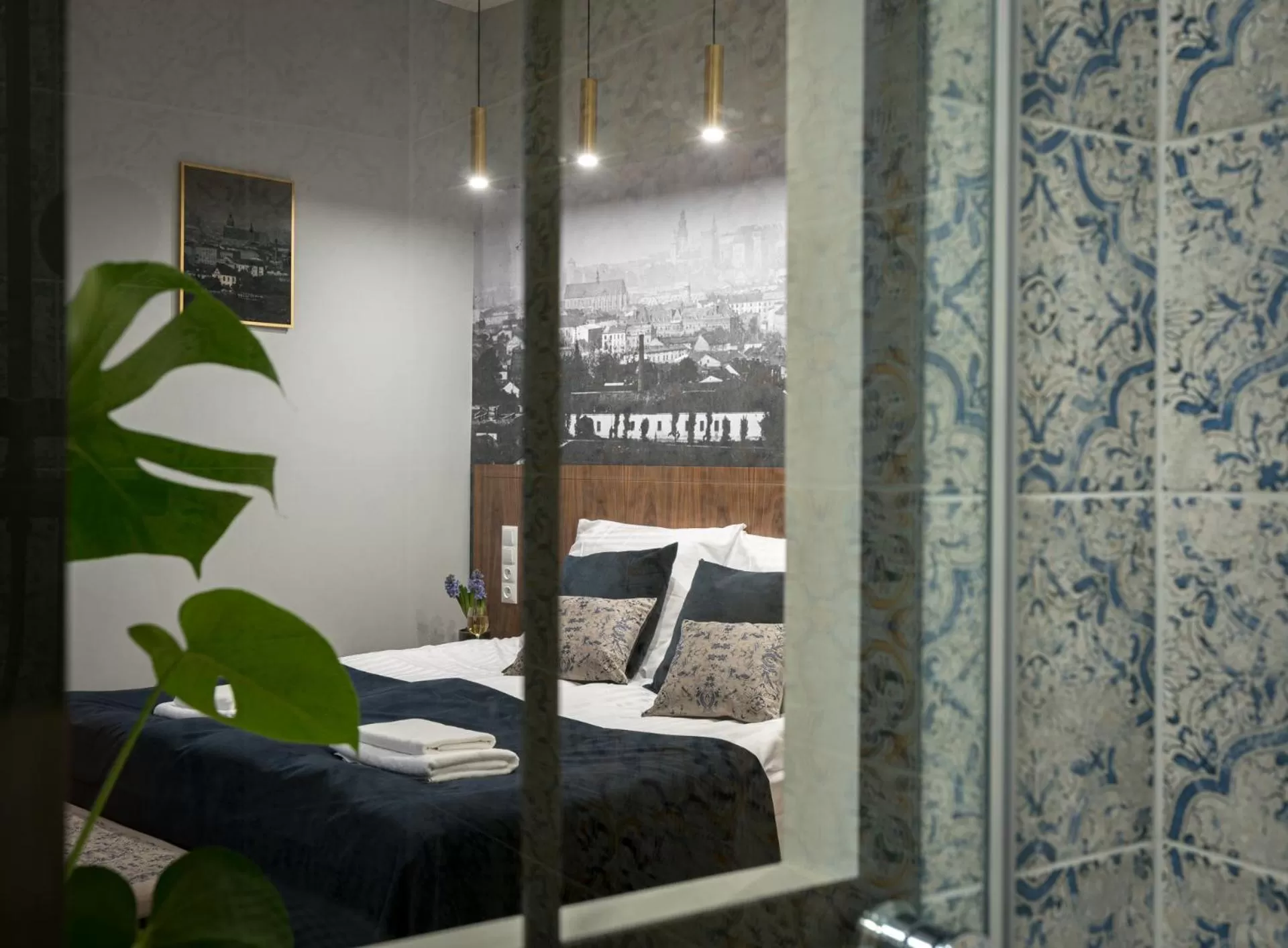 Shower, Bed in Starowislna 77