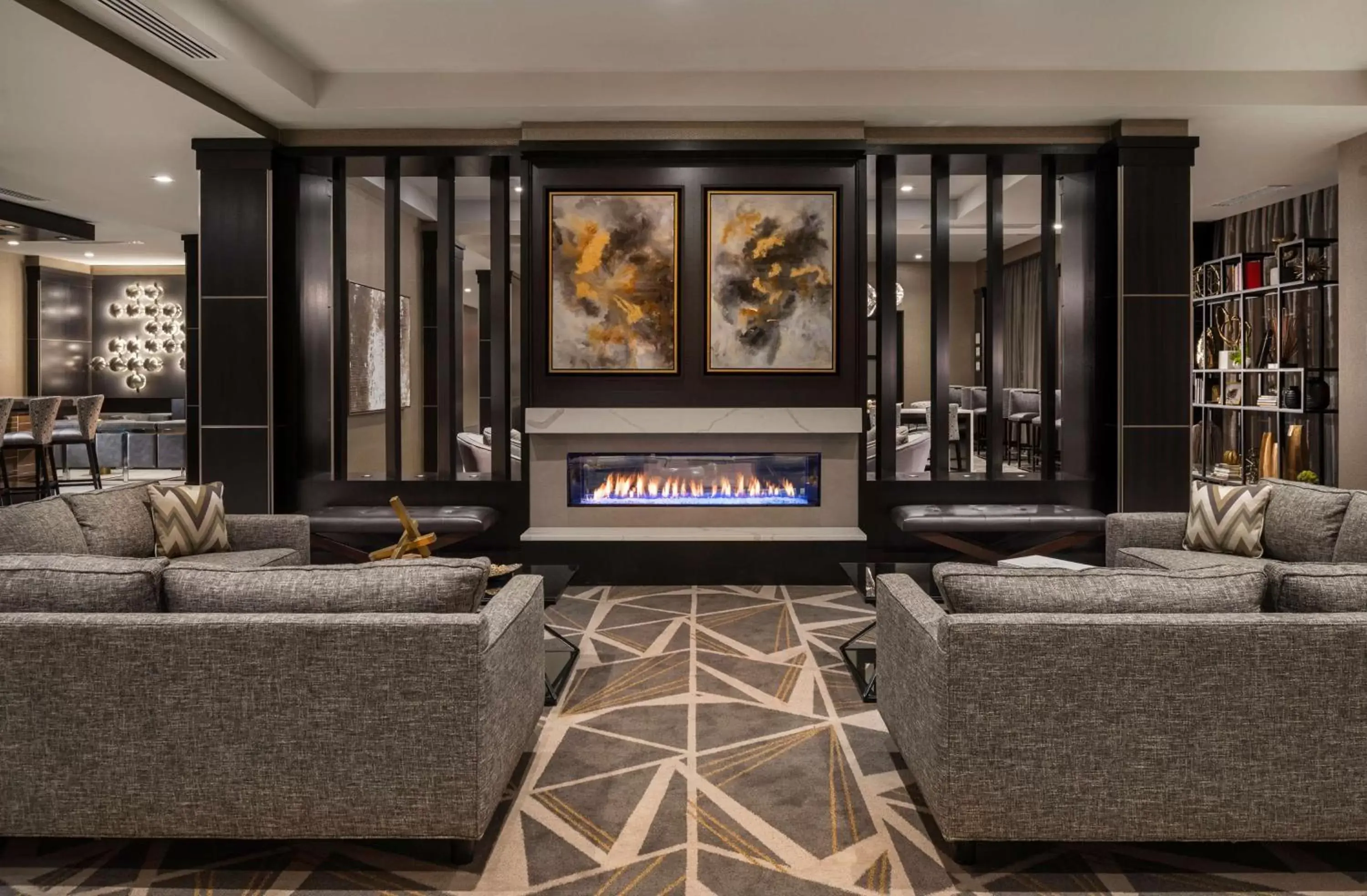 Lobby or reception in Hampton Inn & Suites Bridgewater, NJ