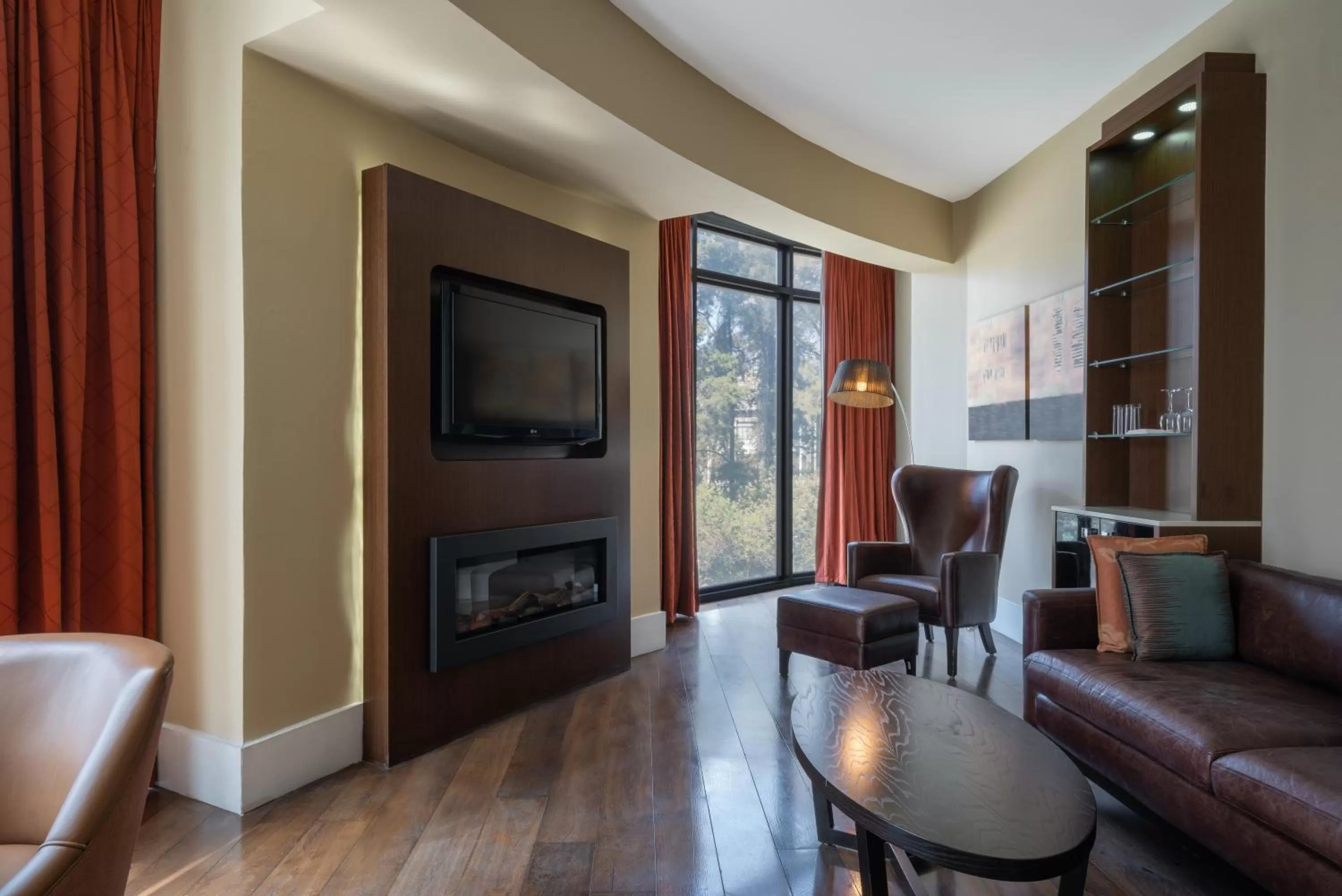 Seating area in Radisson Blu Hotel, Addis Ababa
