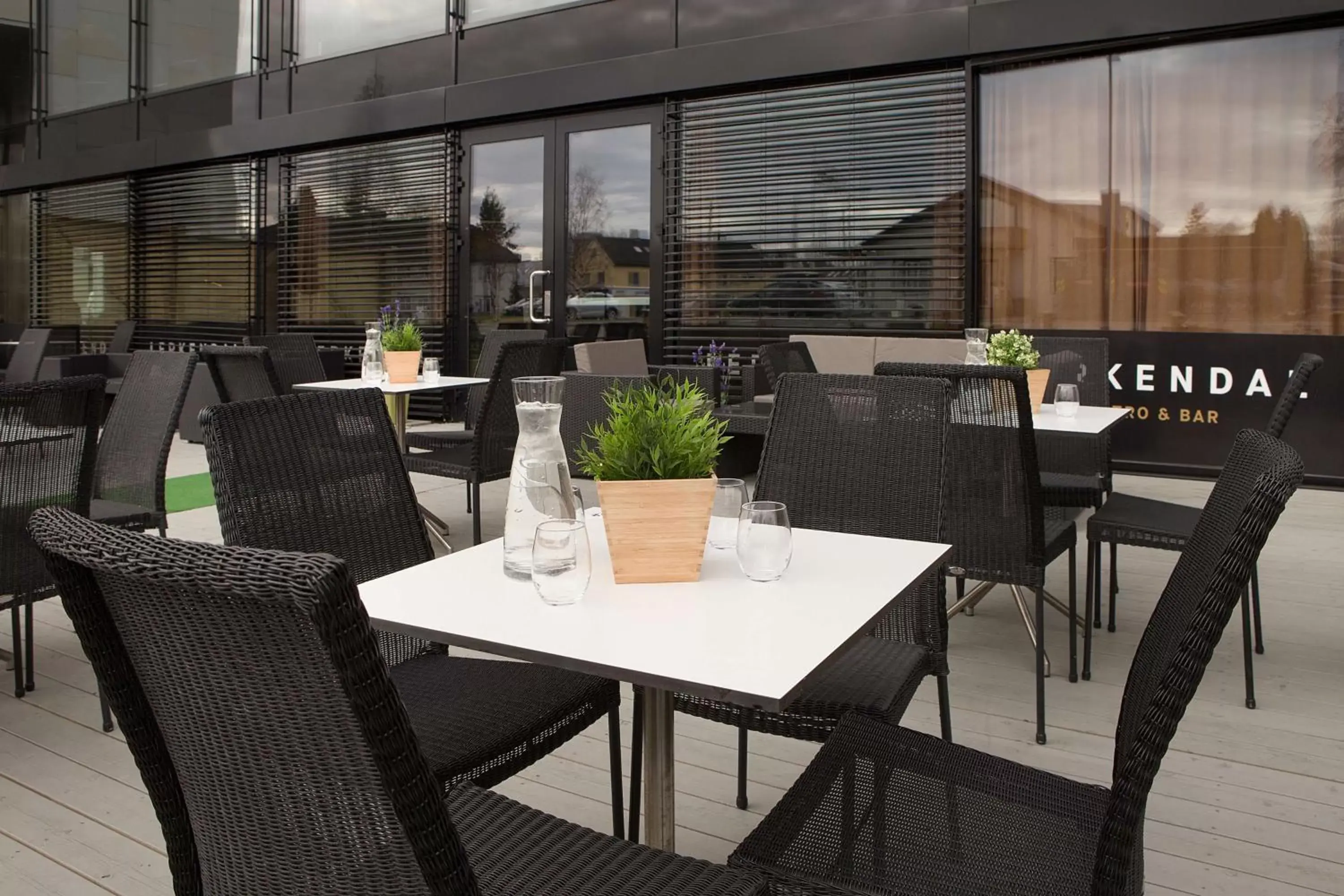 Patio, Restaurant/Places to Eat in Scandic Lerkendal