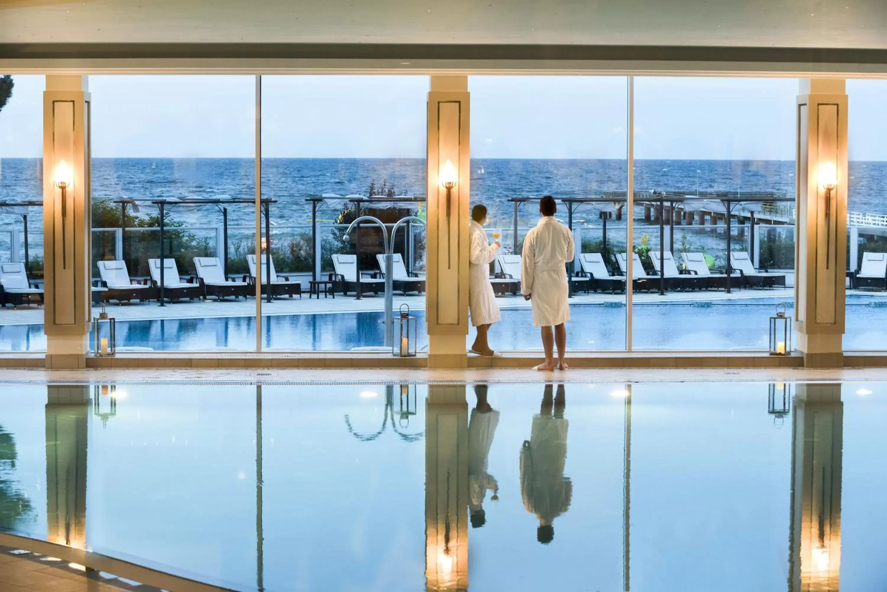 Pool view, Swimming Pool in Maritim Seehotel Timmendorfer Strand