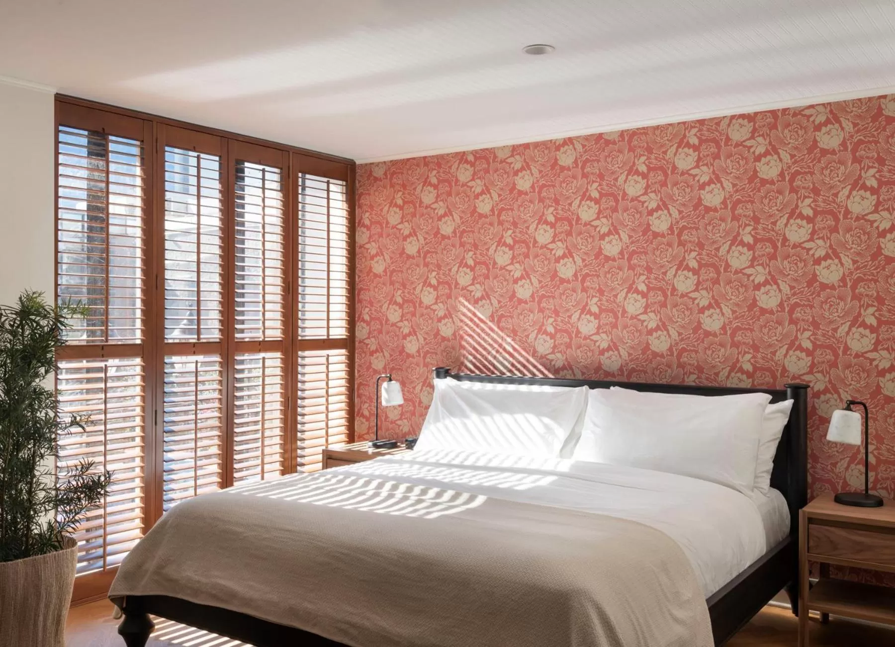 Bed in The Quoin Hotel