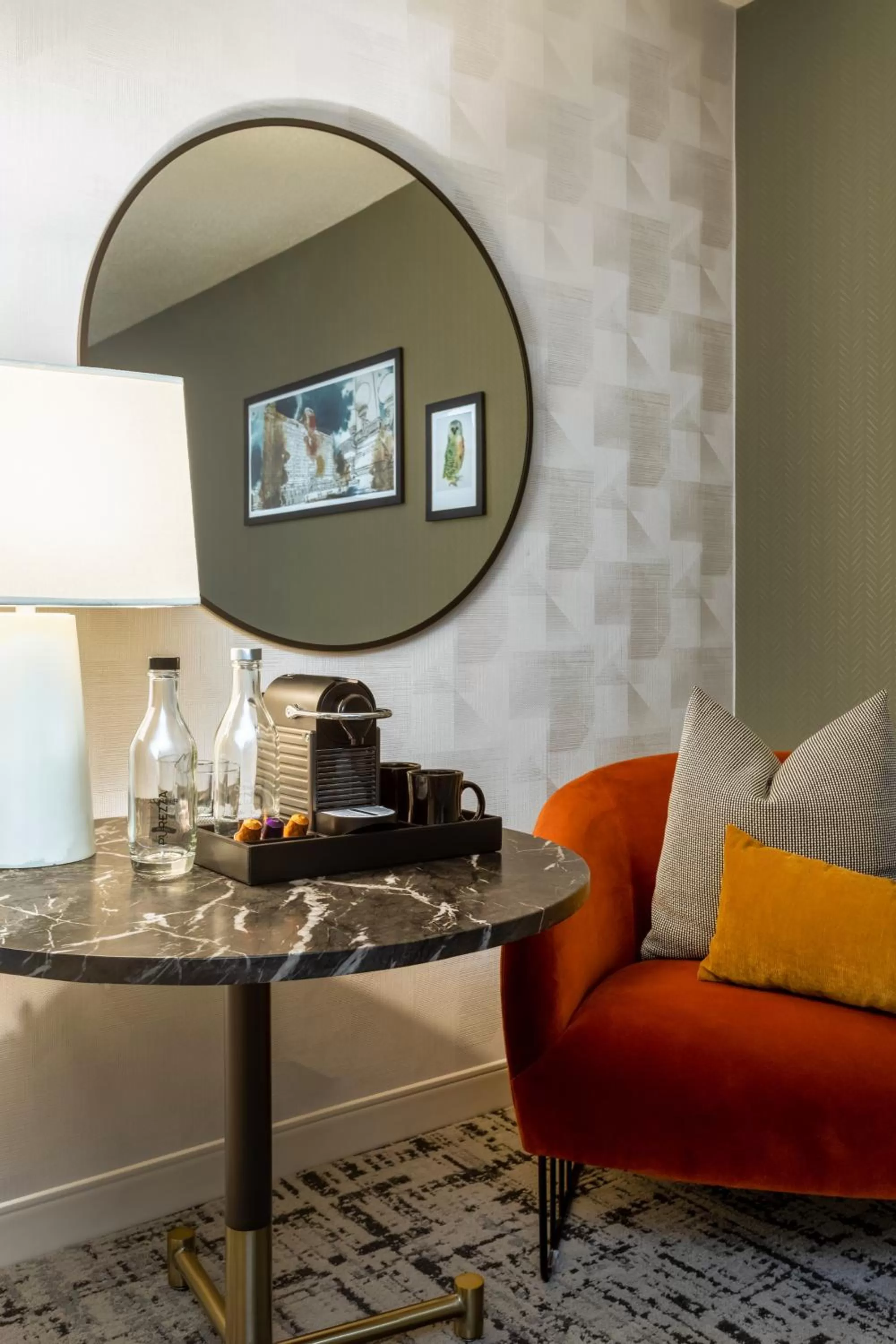 Seating area in voco Chicago Downtown - Riverwalk by IHG