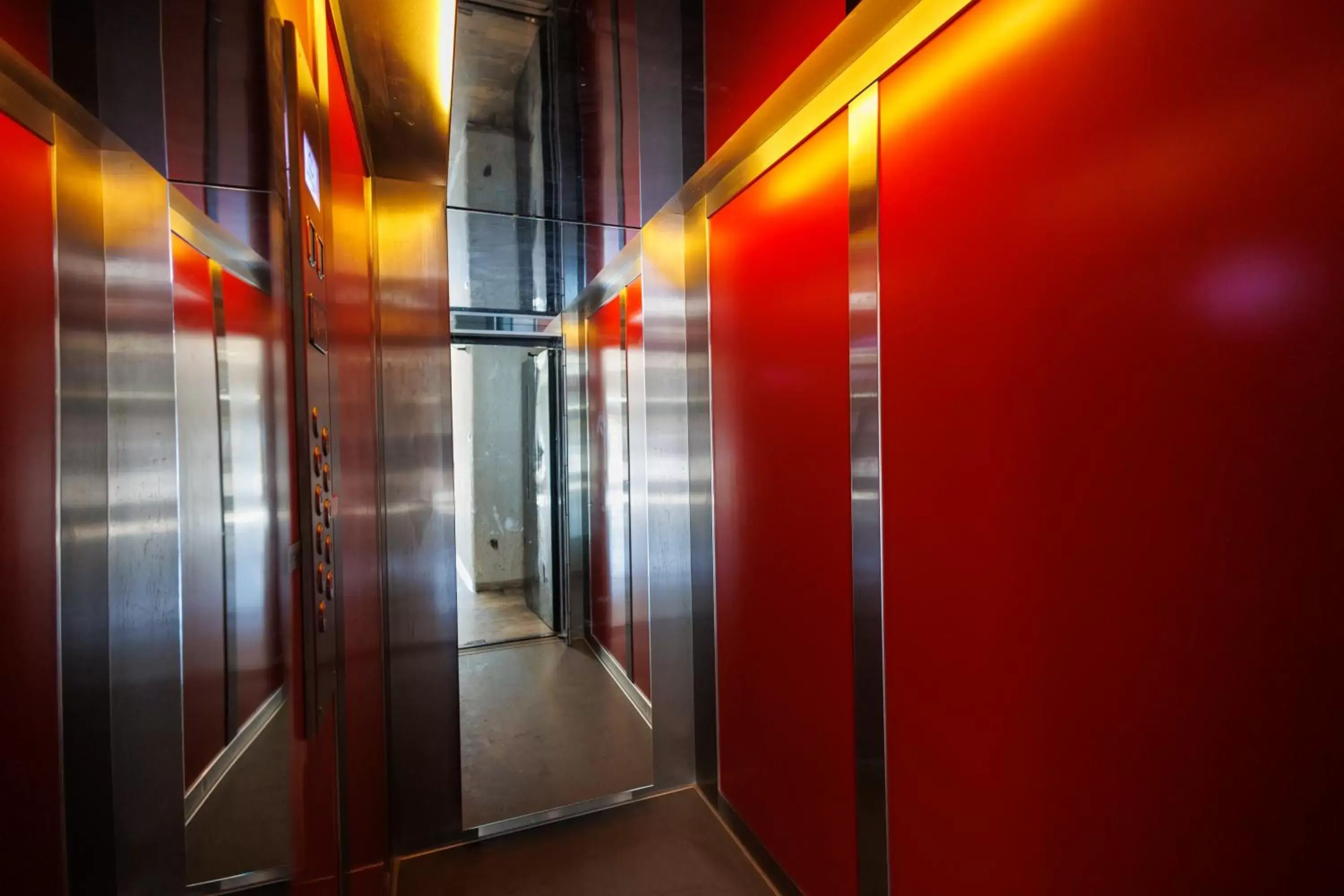 elevator in Triple A @ Trendy Psiri - Art & Nightlife