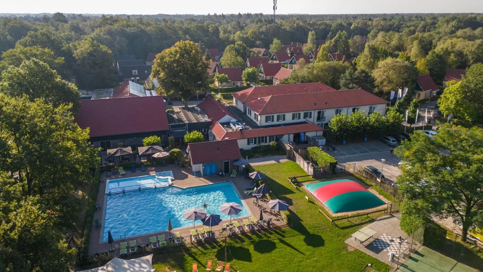 Bird's eye view in Hotel & Restaurant - Auberge De Hilver