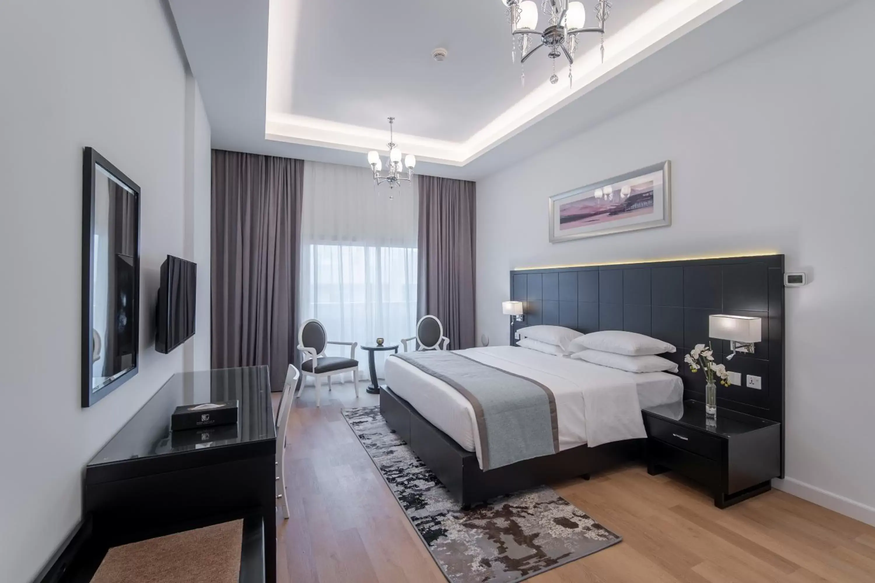 Bedroom in Rose Garden Hotel Apartments - Al Barsha, Near Metro Station