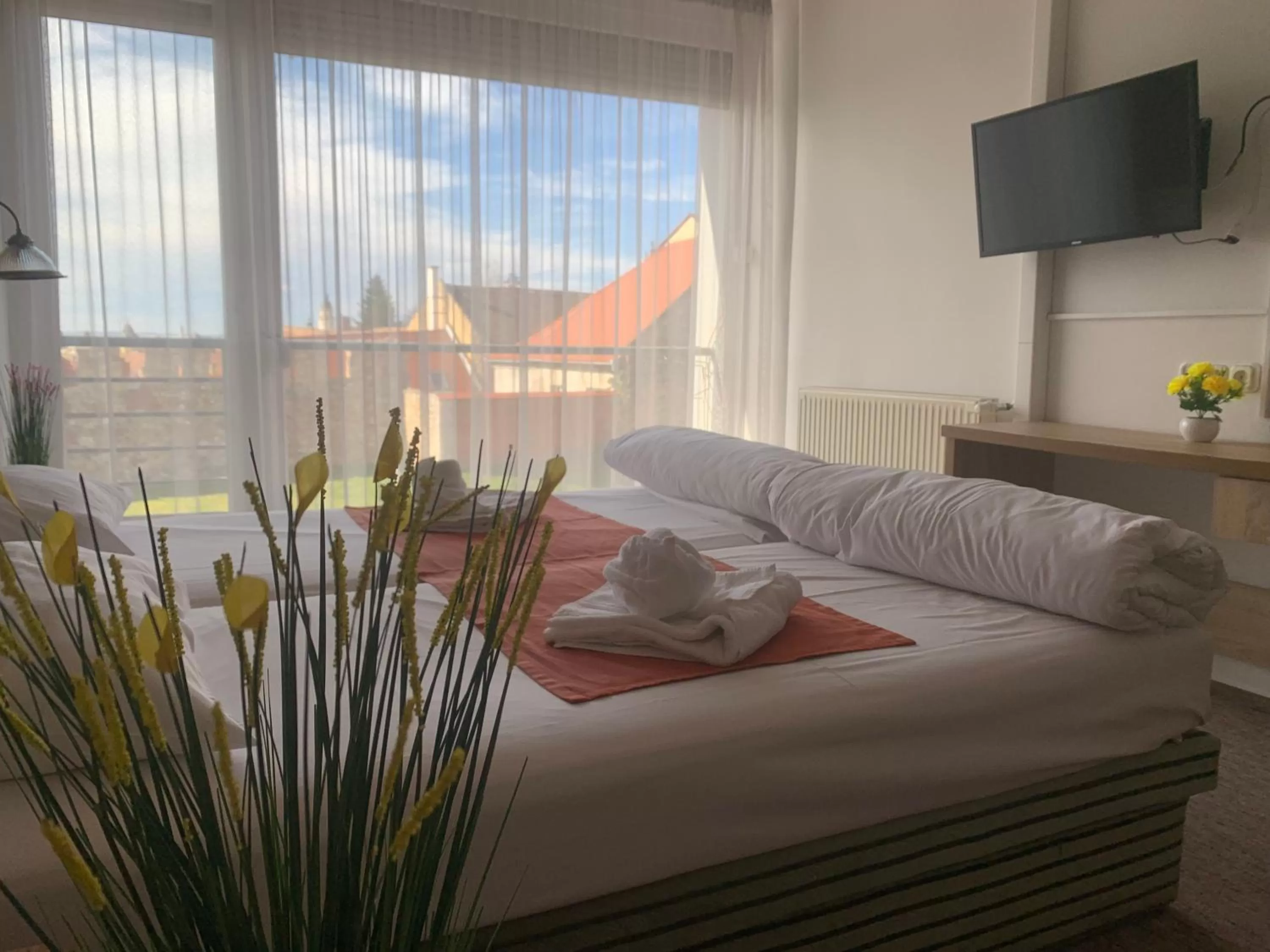 TV and multimedia, Bed in Várfal Wellness Panzió