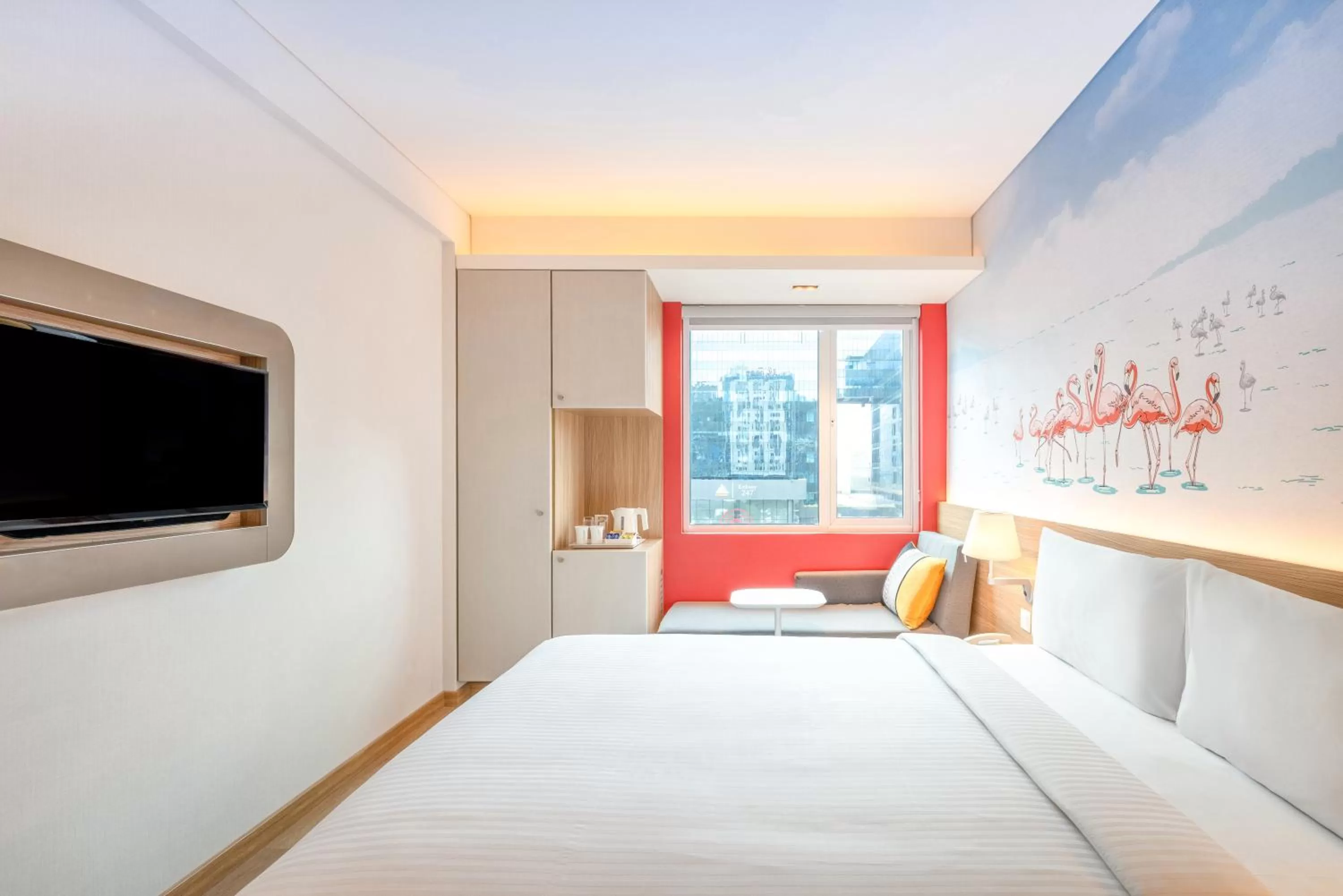 Photo of the whole room, Bed in ibis Mumbai Vikhroli - An Accor Brand