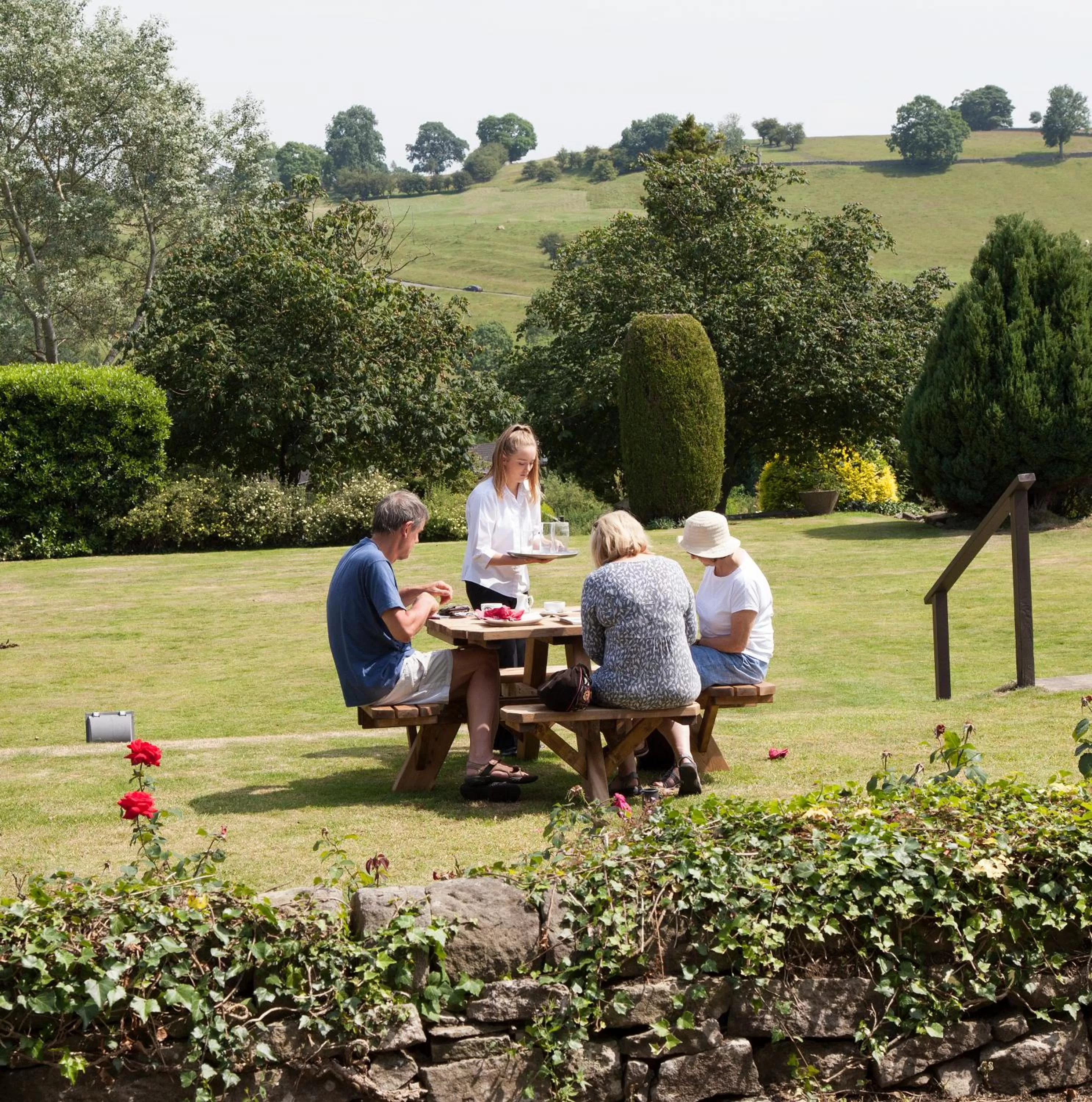 Patio in The Izaak Walton Country House Hotel - Dovedale