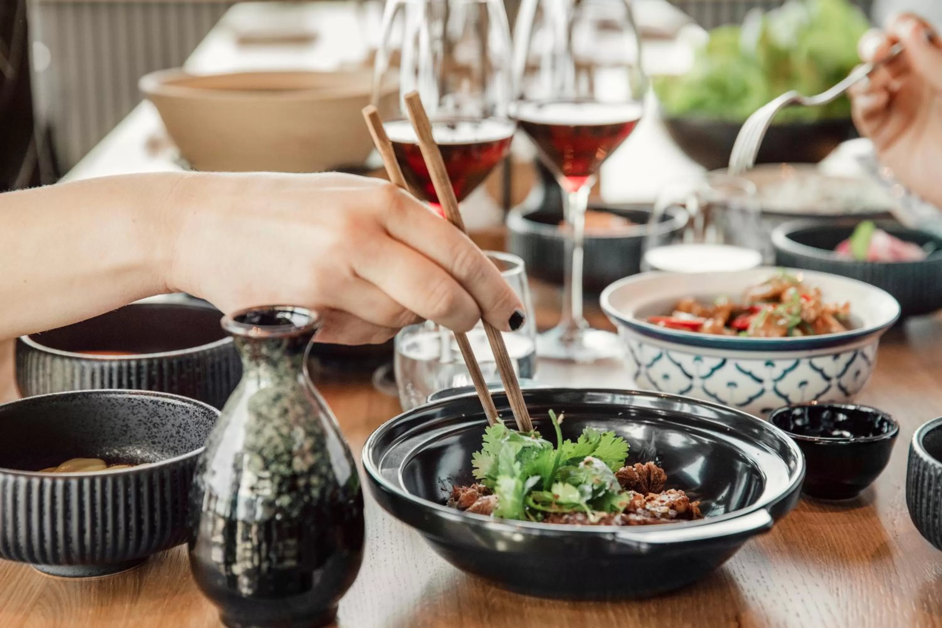 Food close-up in Blique by Nobis, Stockholm, a Member of Design Hotels™