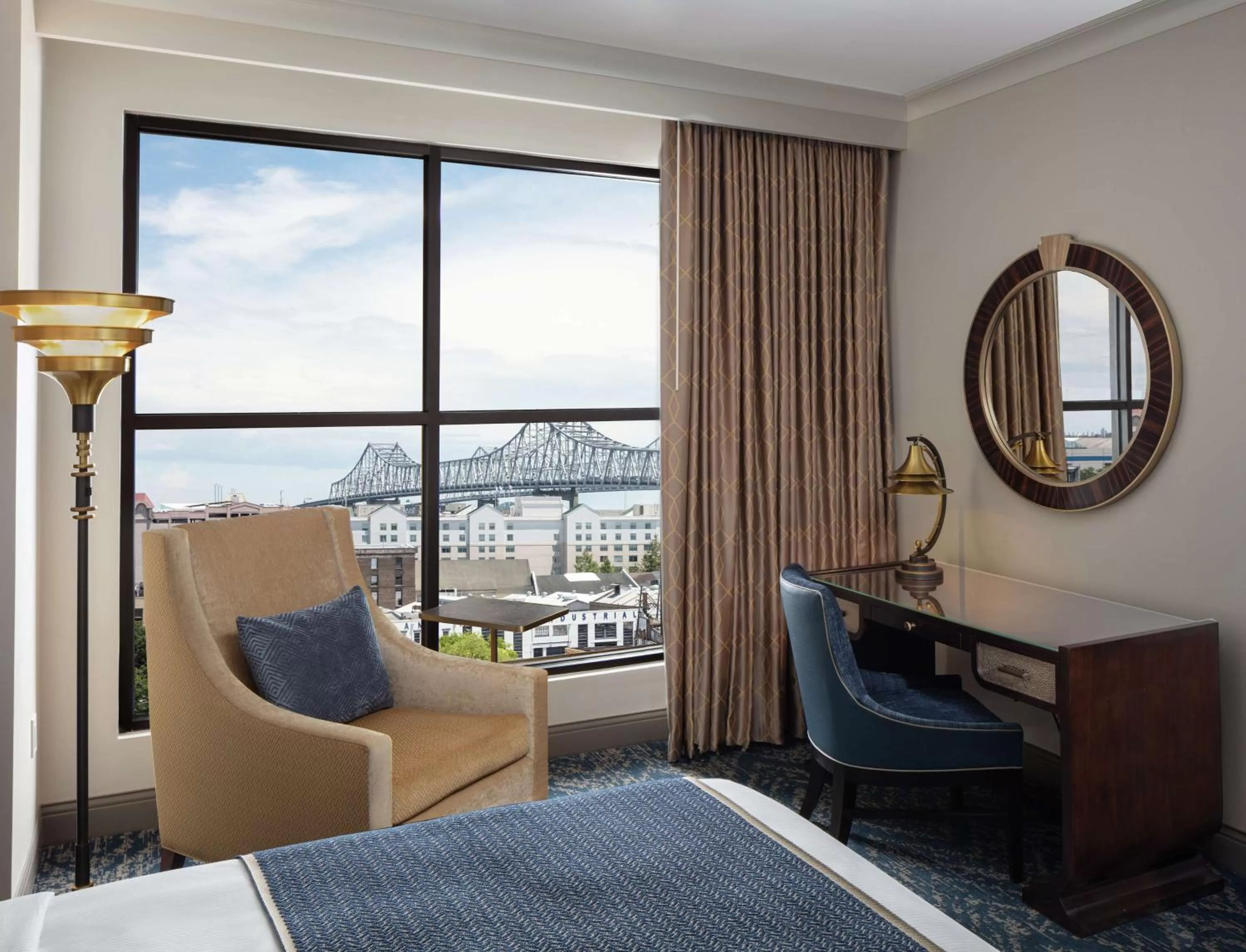 Bedroom, Bed in The Higgins Hotel New Orleans, Curio Collection by Hilton