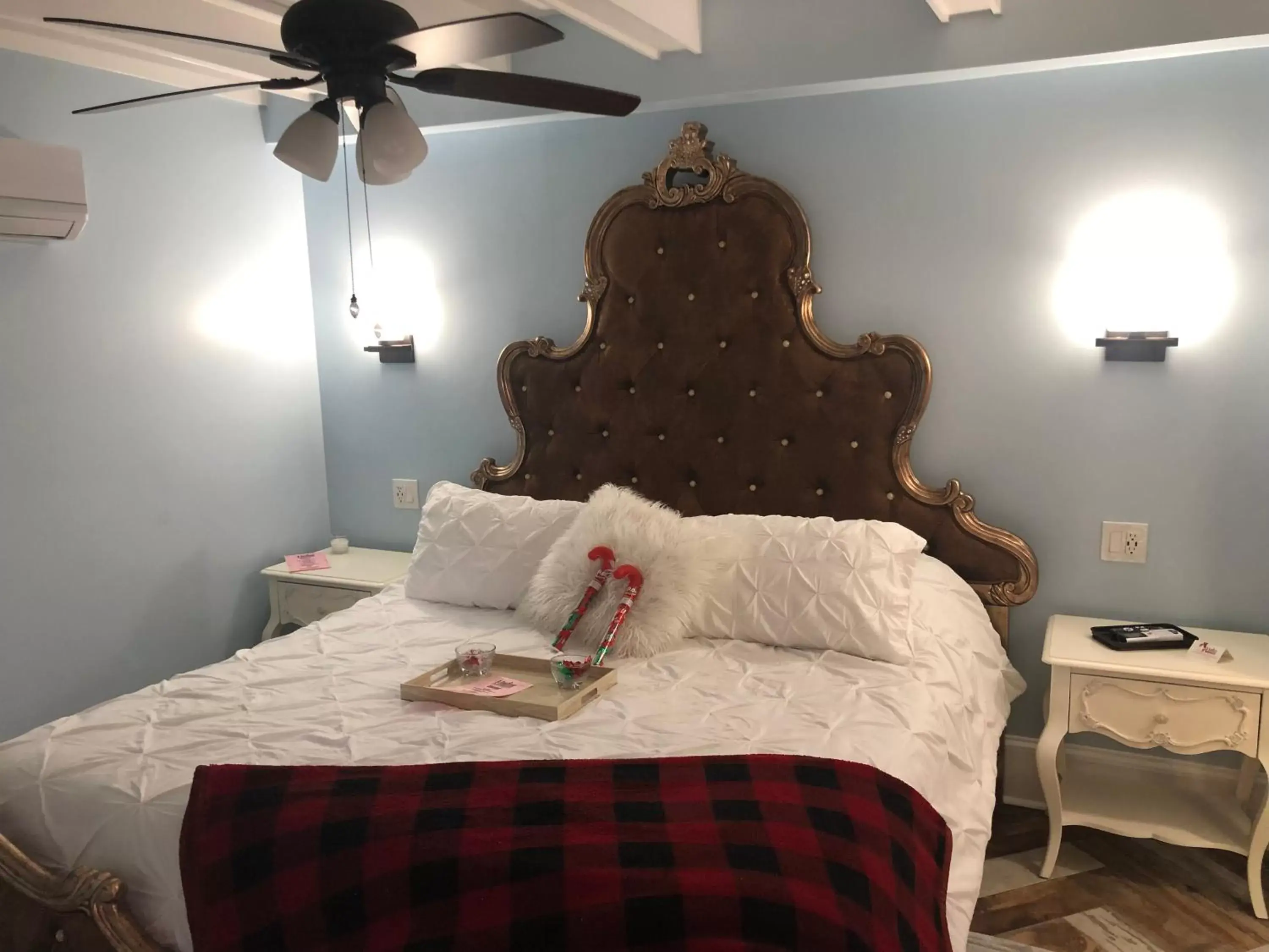 Bed in Haunted Hotel New Orleans