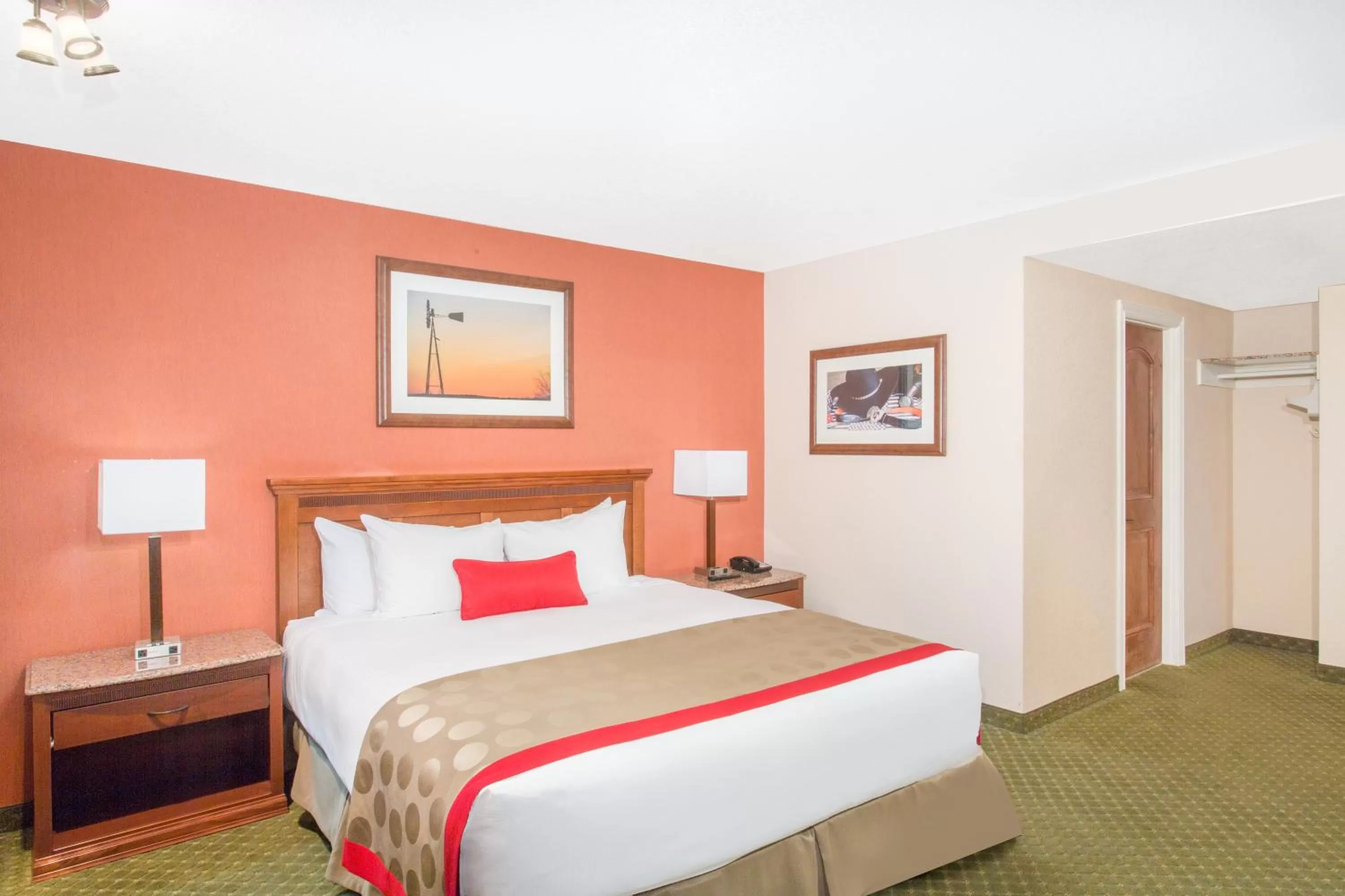 Bed in Ramada by Wyndham Elko Hotel at Stockmen's Casino