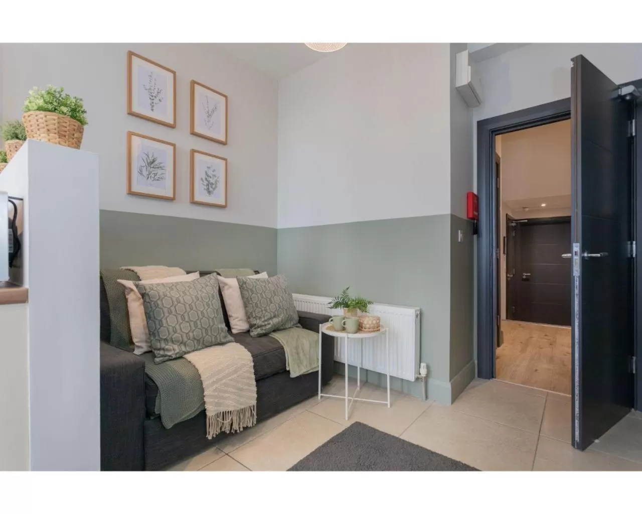 Living room, Seating Area in Central Belfast Apartments Camden Street