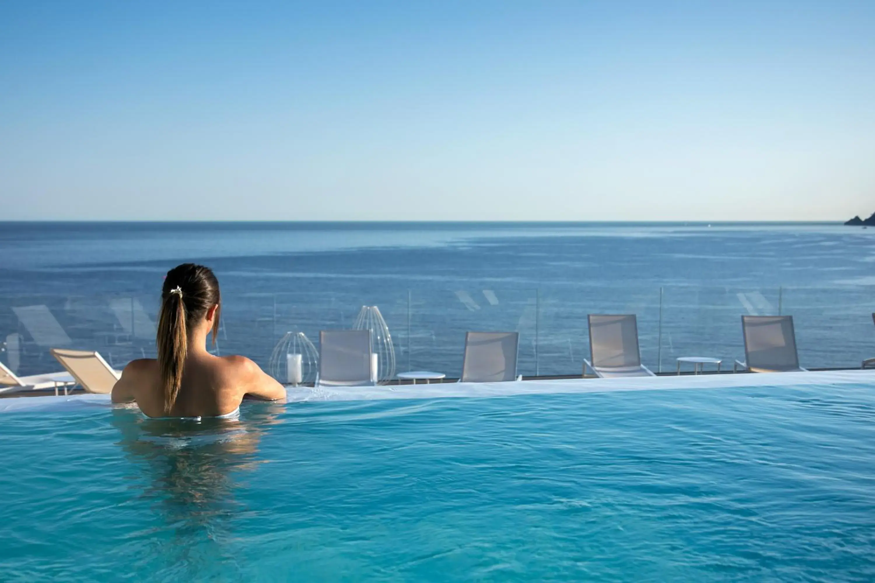 Swimming pool in Hotel Club Due Torri Swimming pool in Hotel Club Due Torri