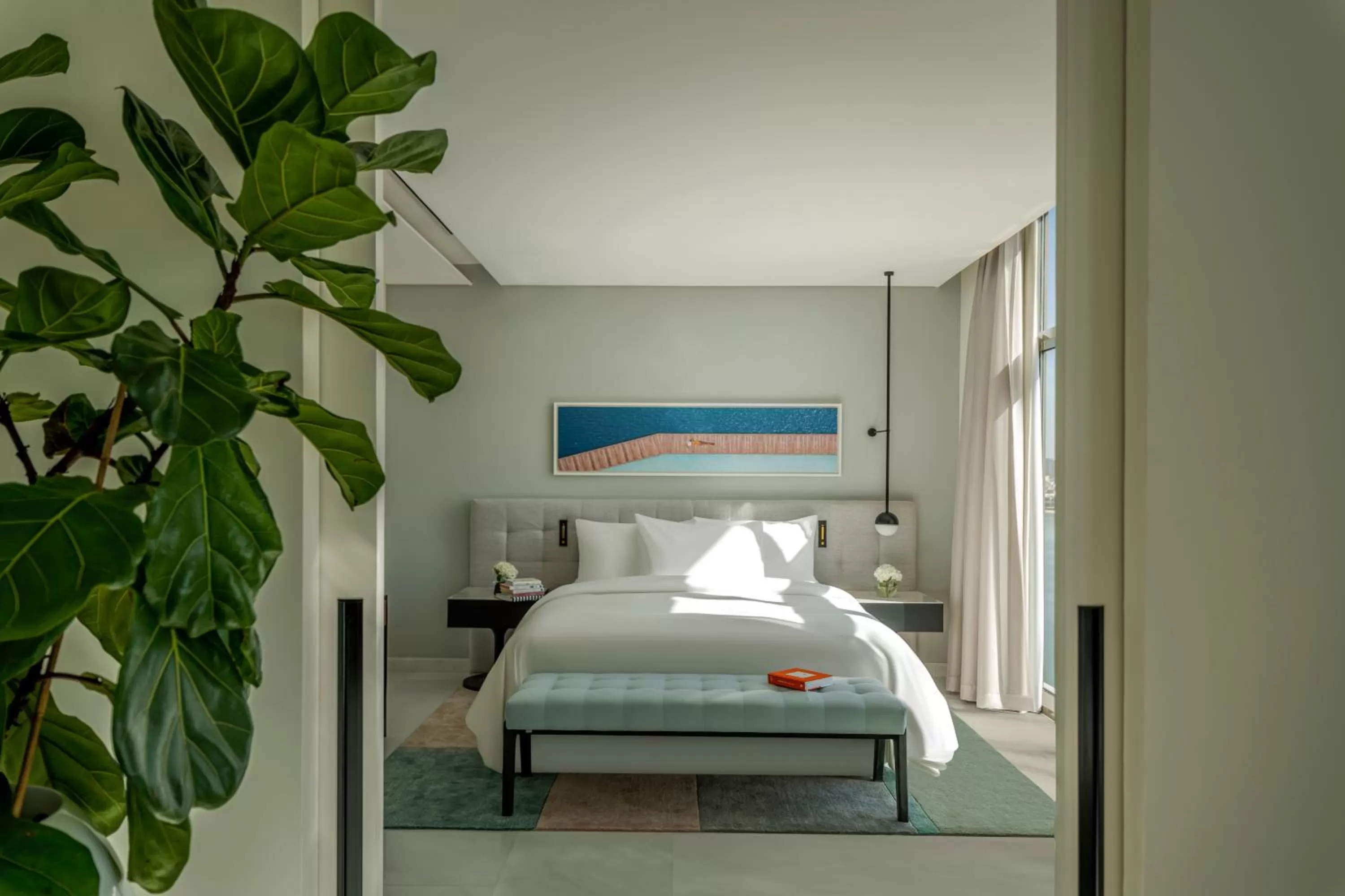 Bedroom, Bed in Th8 Palm Dubai Beach Resort Vignette Collection, an IHG hotel