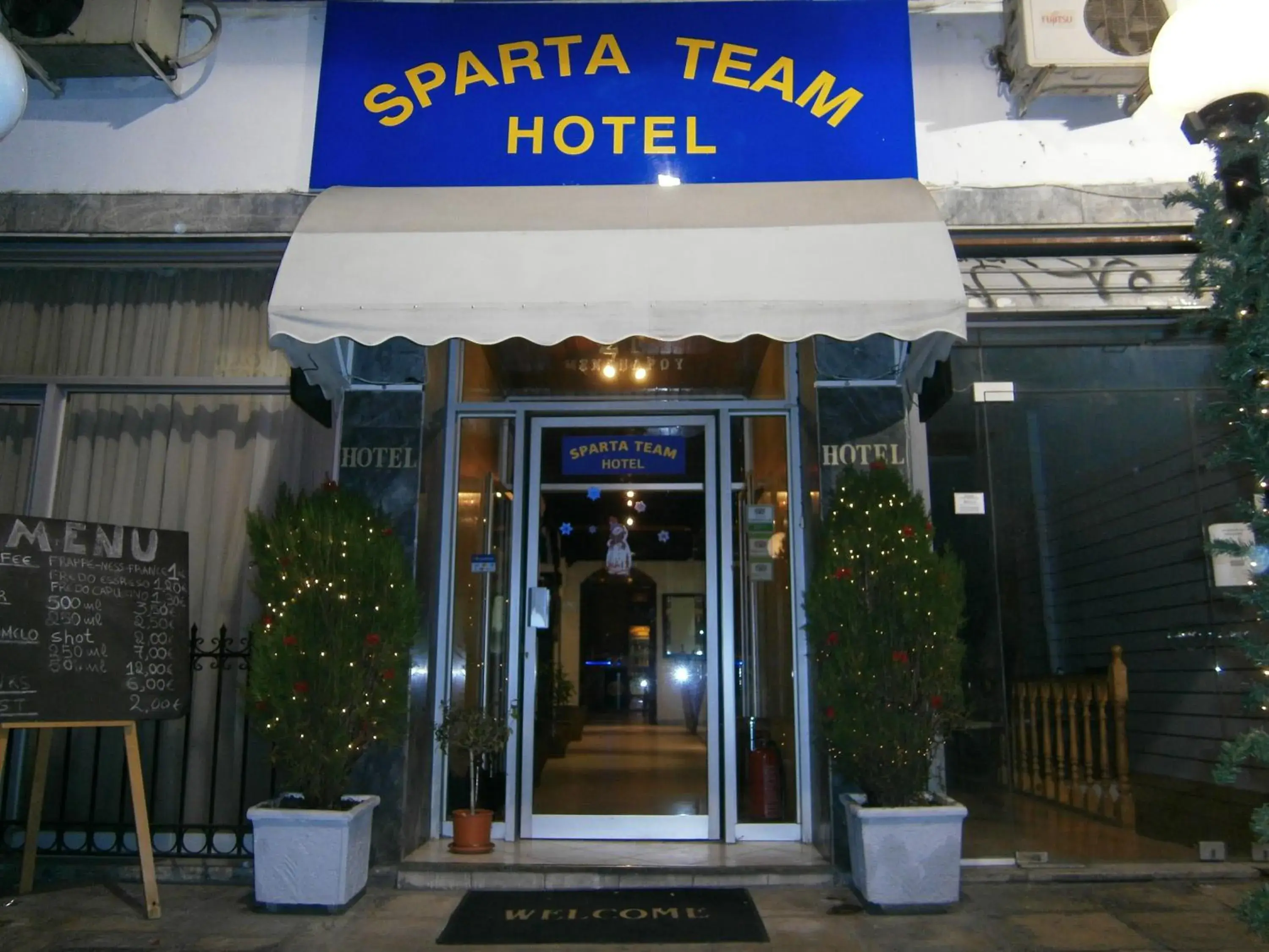 Facade/entrance in Sparta Team Hotel