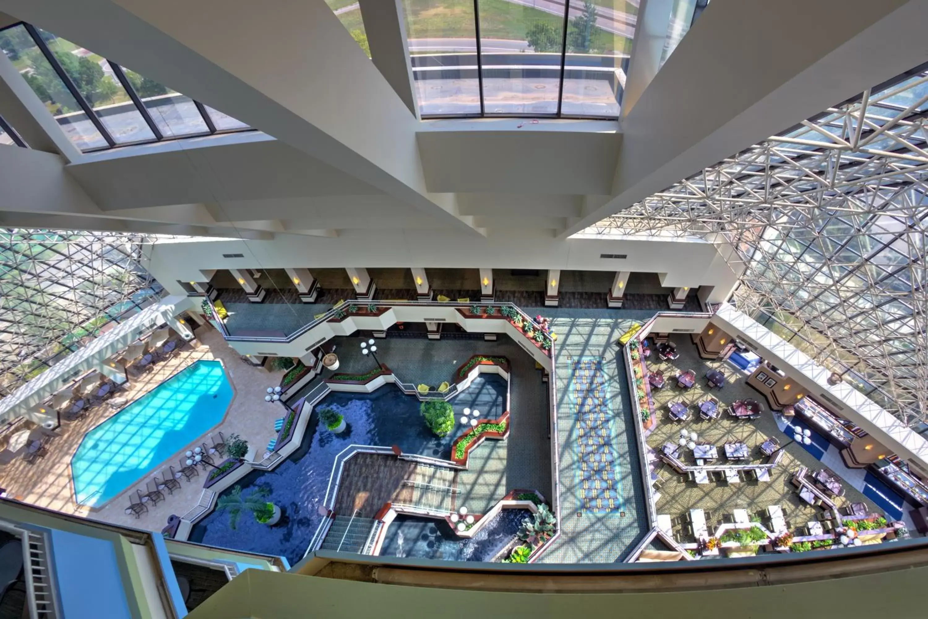 Property building, Pool View in Crowne Plaza Hotel St. Louis Airport, an IHG Hotel