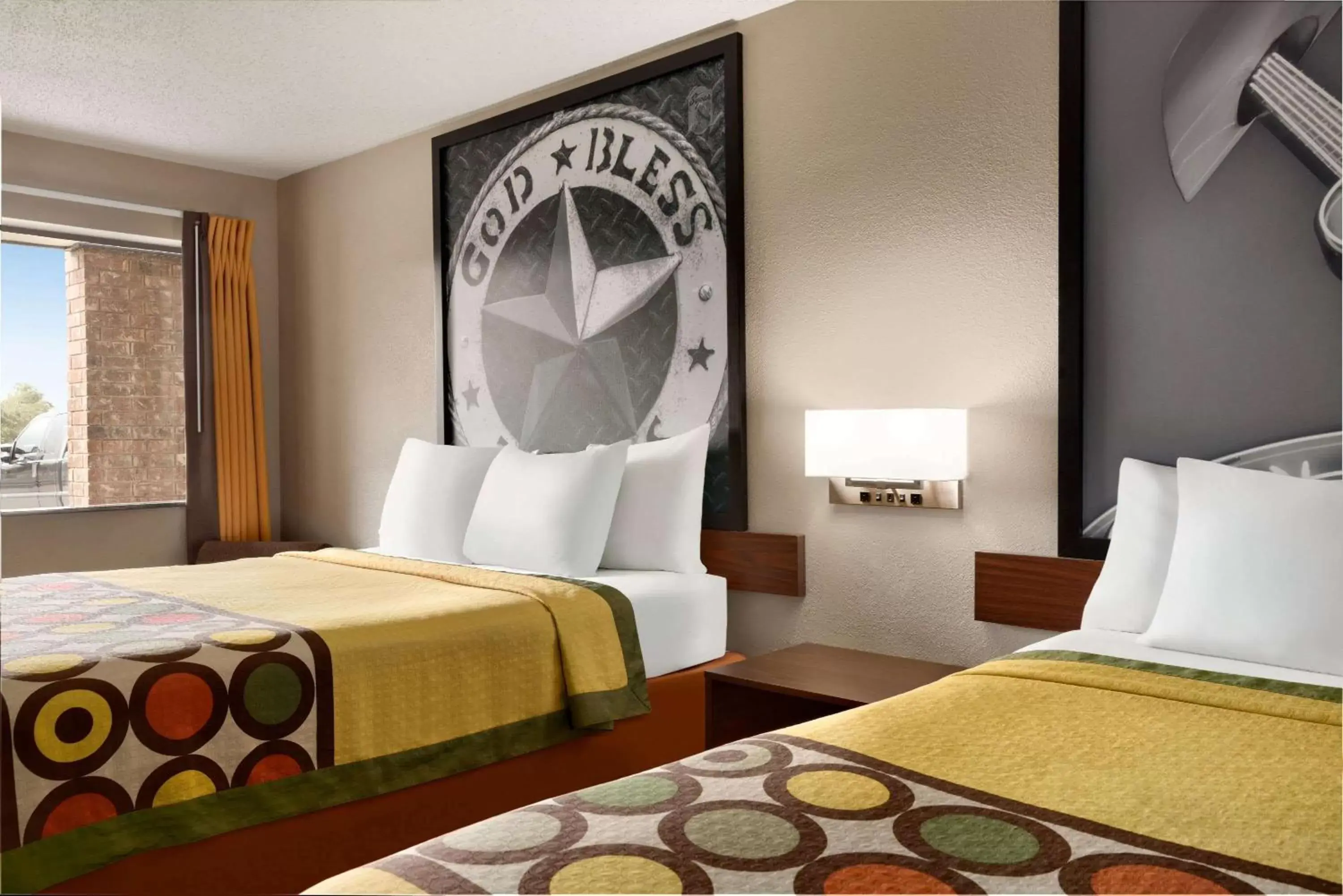 Photo of the whole room, Bed in Super 8 by Wyndham Universal City Photo of the whole room, Bed in Super 8 by Wyndham Universal City