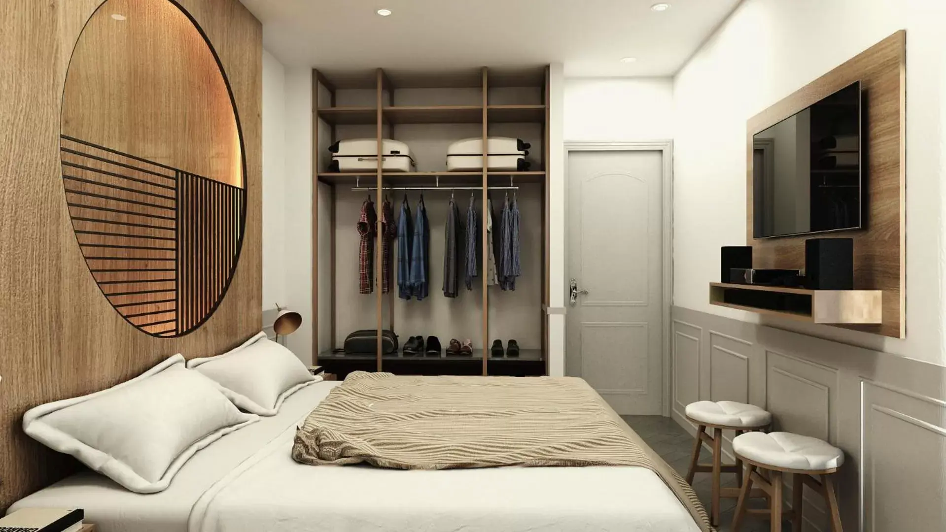 Bedroom, Bed in Singular Joy Downtown Residences