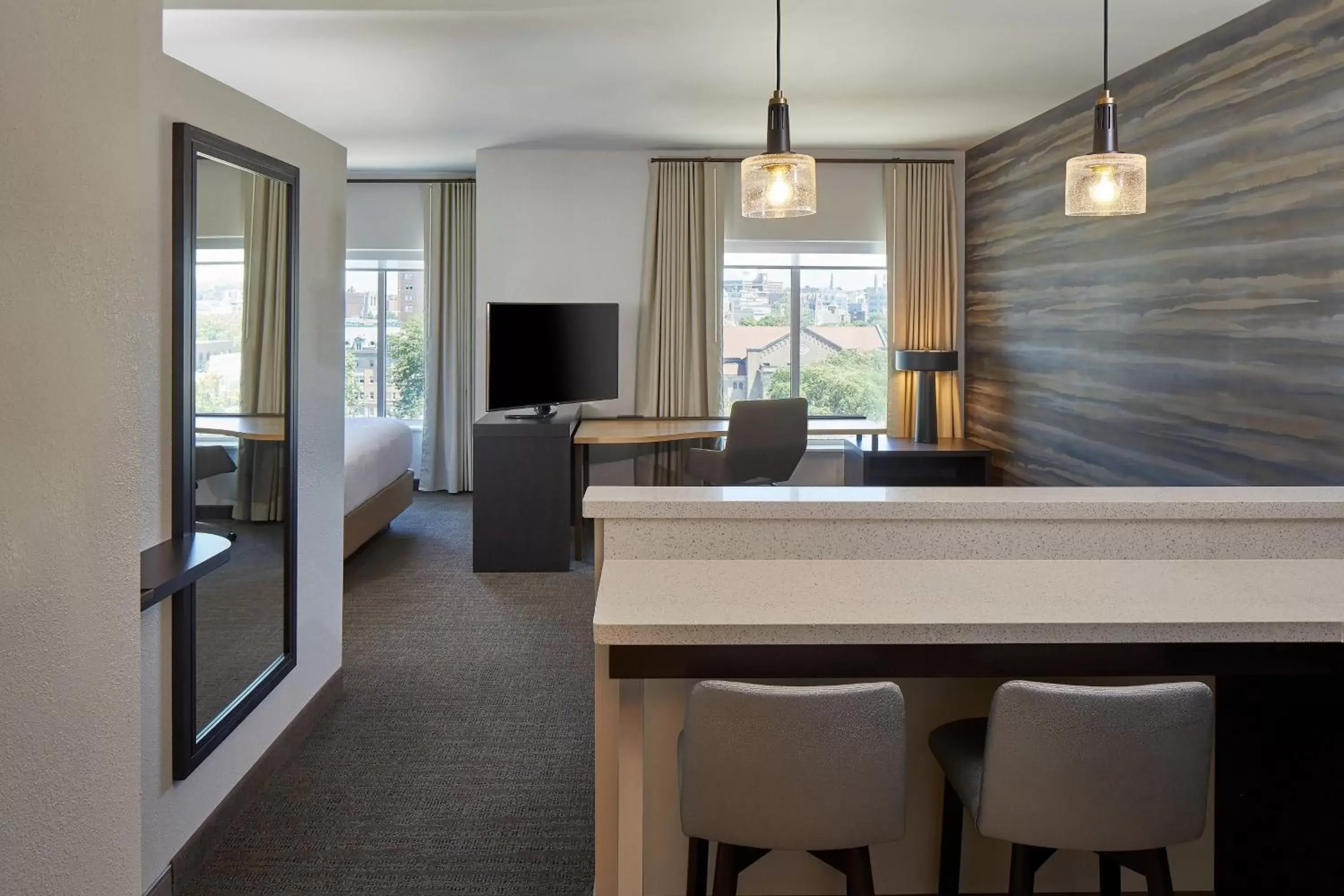 Living room, Seating Area in Residence Inn by Marriott Cleveland University Circle/Medical Center