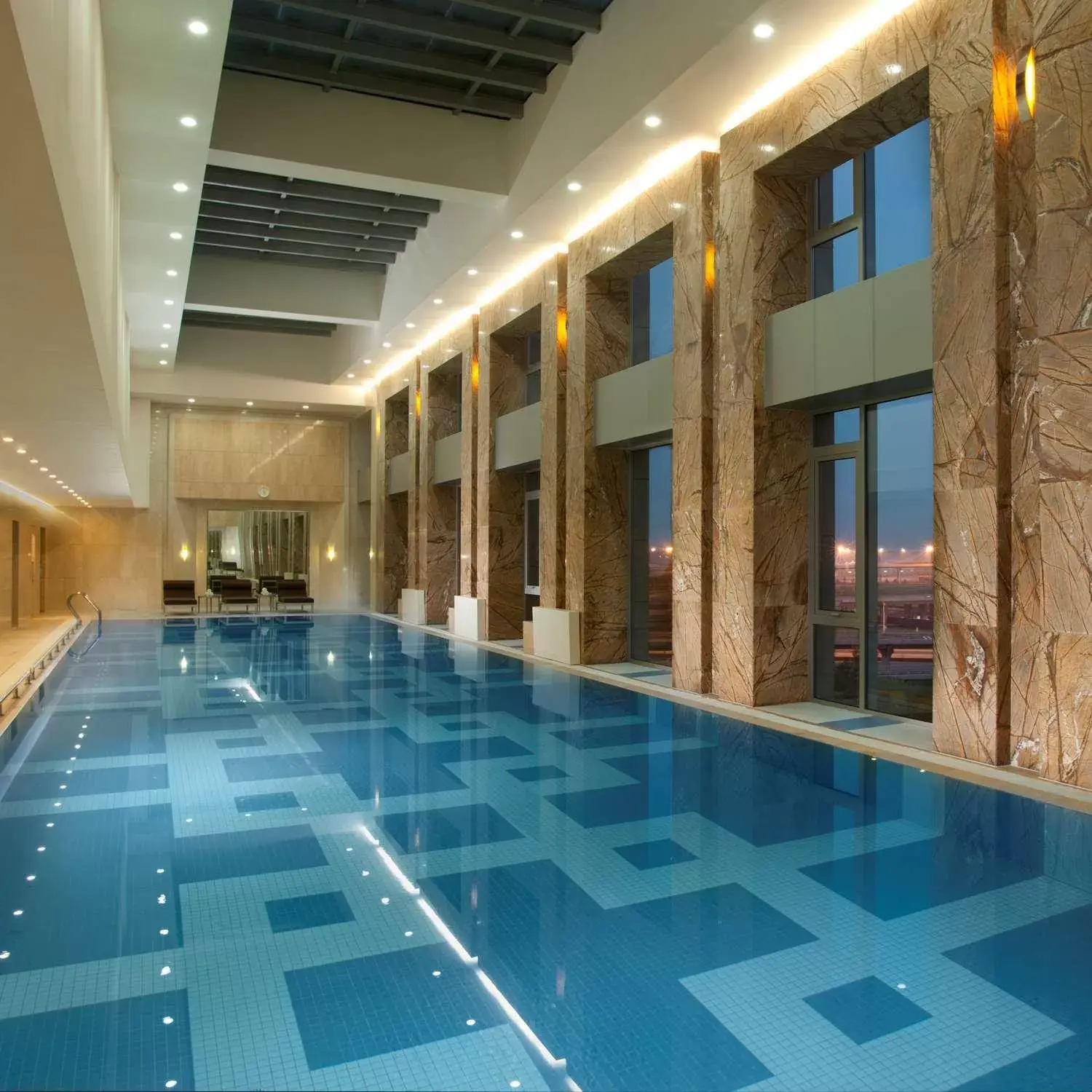 Pool view, Swimming Pool in Hilton Beijing Capital Airport