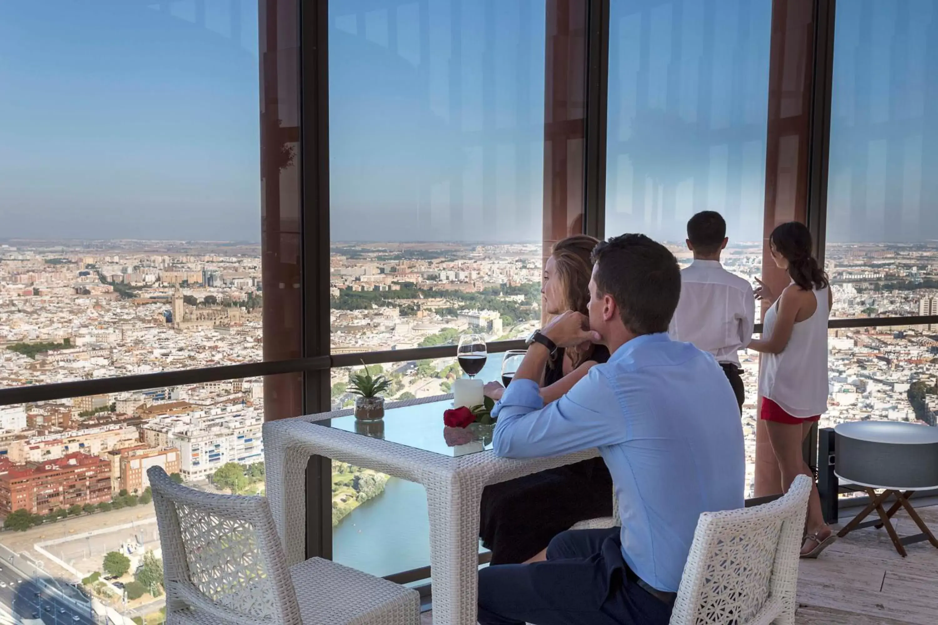 Balcony/Terrace in Eurostars Torre Sevilla