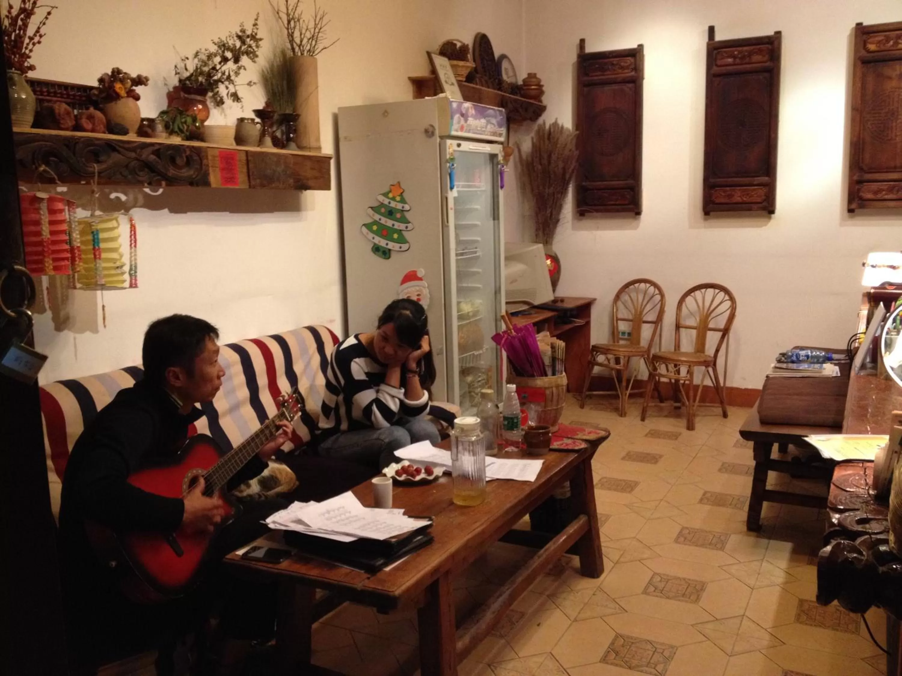 People in The Lily Pad Inn