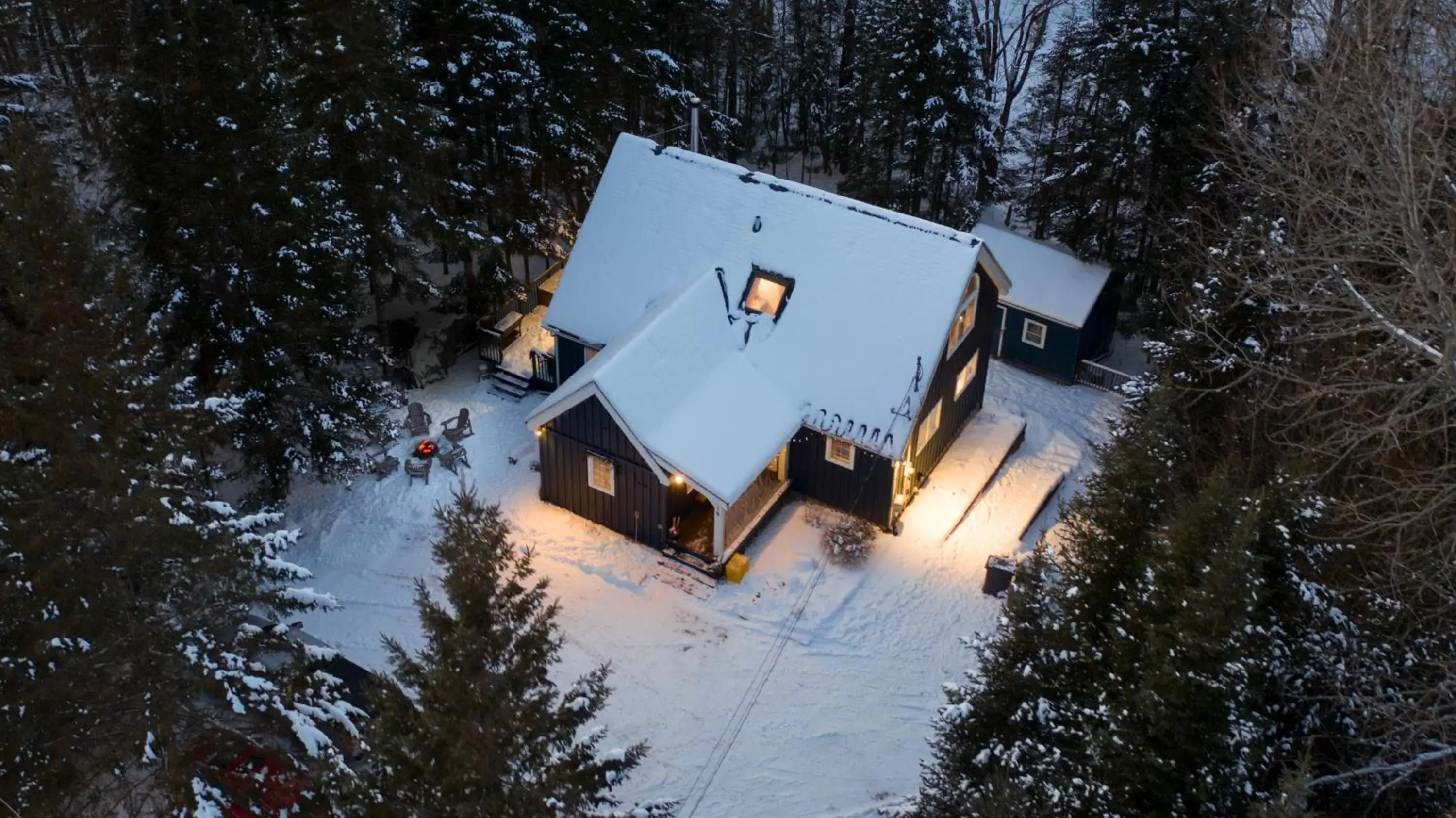 Bird's eye view, Winter in Maison Napoléon