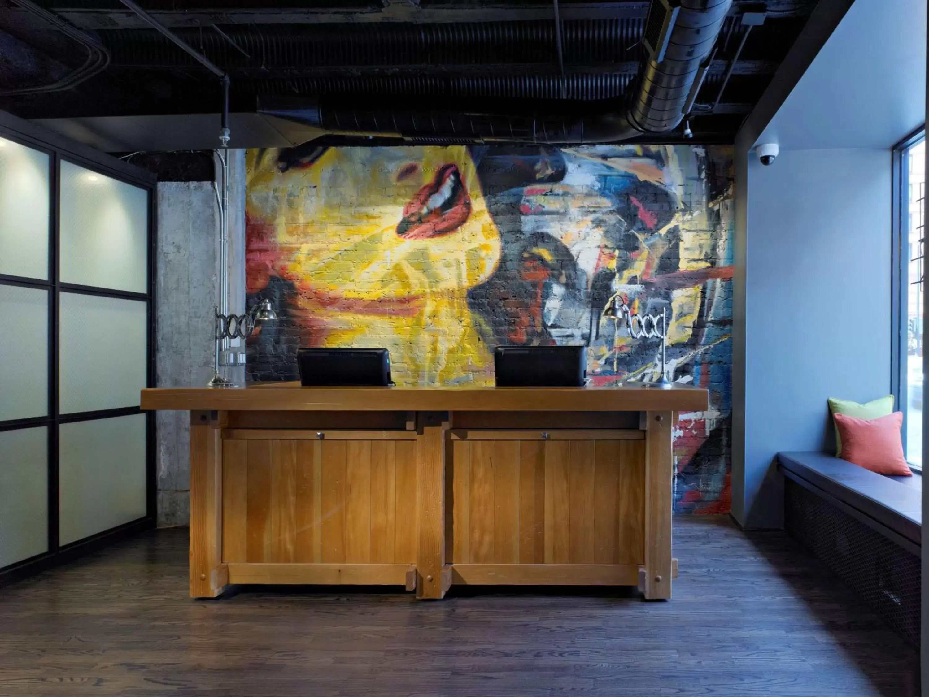 Lobby or reception in Acme Hotel Company Chicago Lobby or reception in Acme Hotel Company Chicago