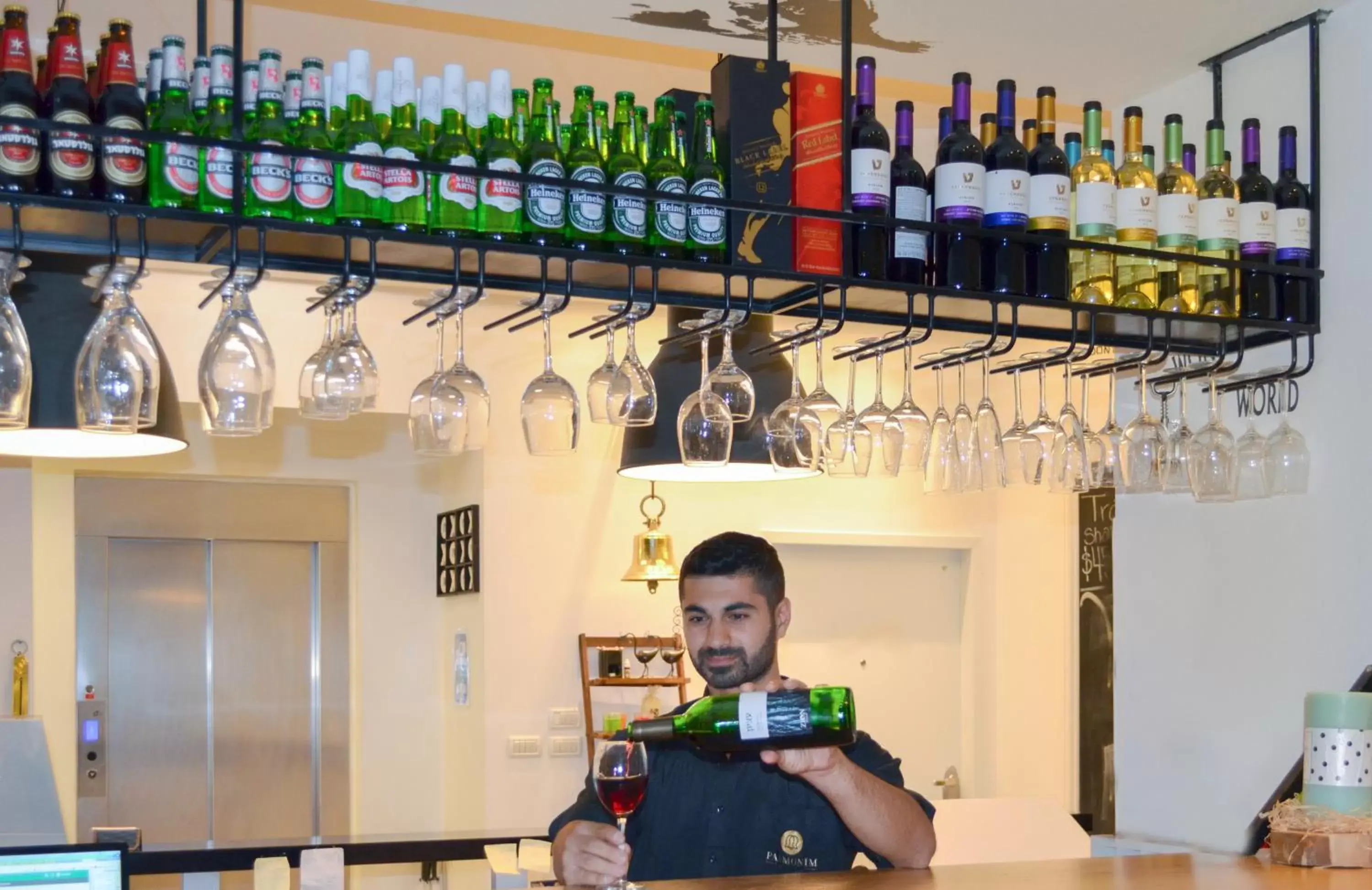 Lounge or bar in Paamonim Hotel Jerusalem