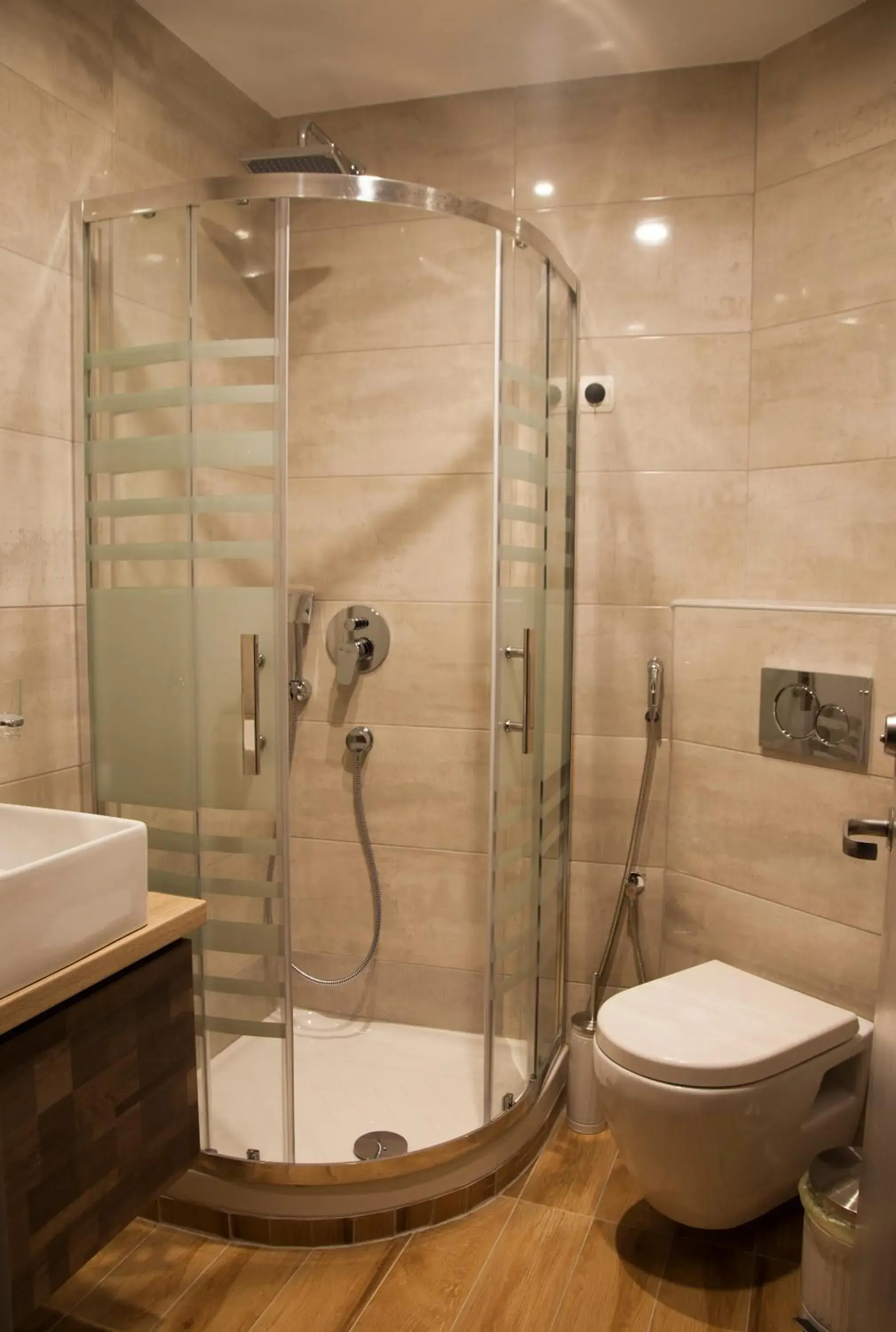 Shower, Bathroom in Hotel Erika