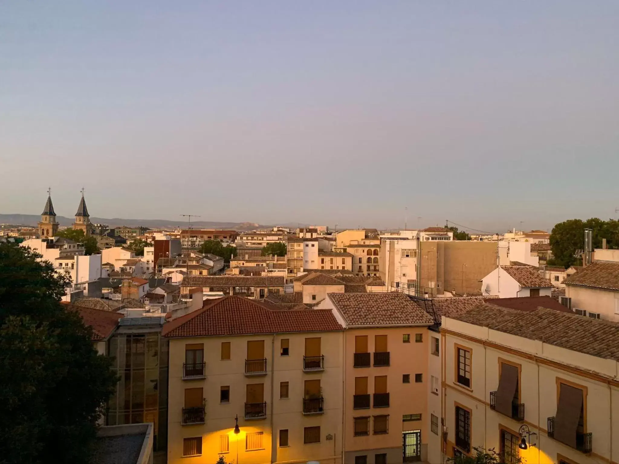 Quiet street view in Hotel Carlos V