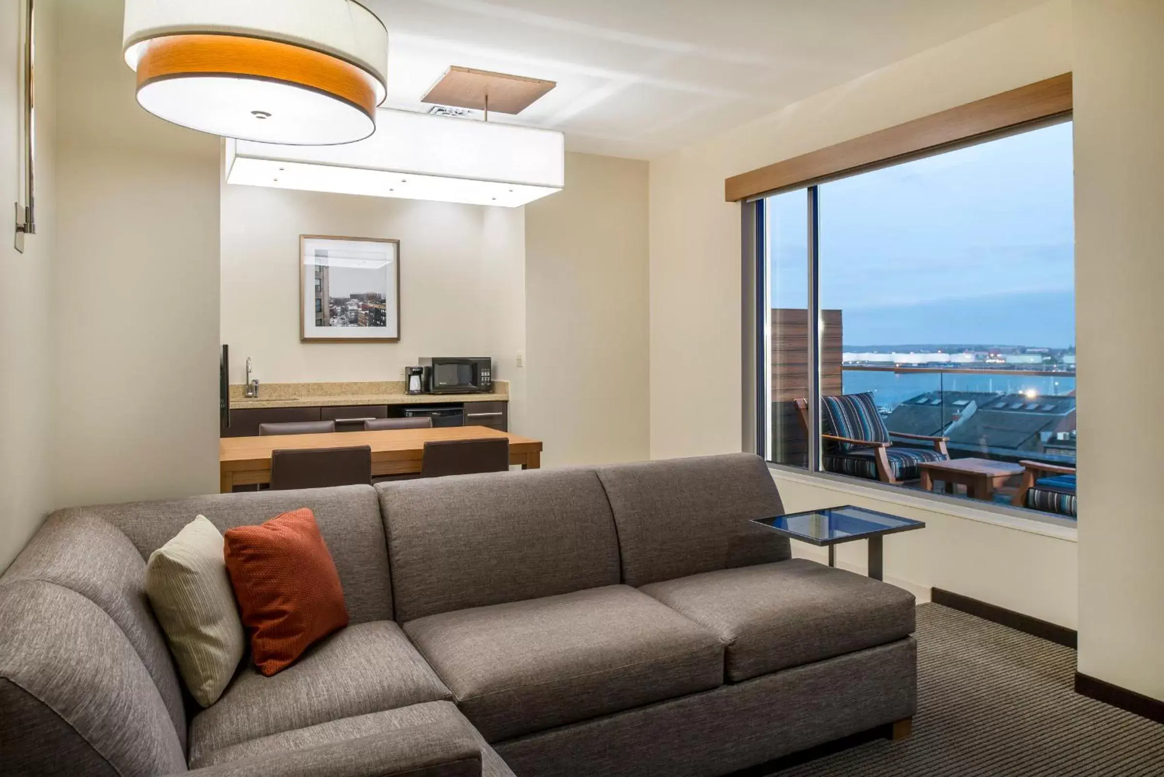 Living room in Hyatt Place Portland Downtown - Old Port Square Living room in Hyatt Place Portland Downtown - Old Port Square
