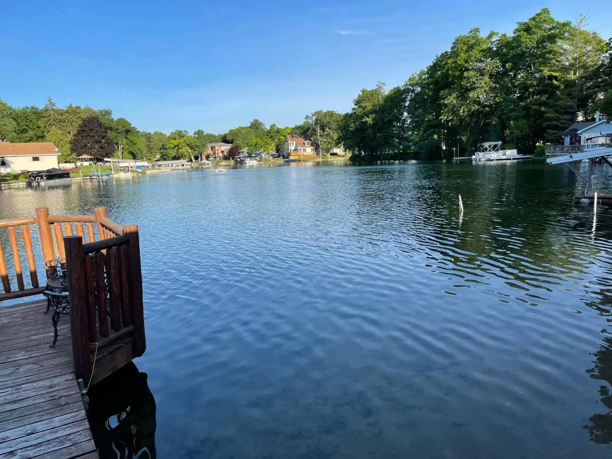 Lake view in Olde Mill Inn of Clarkston