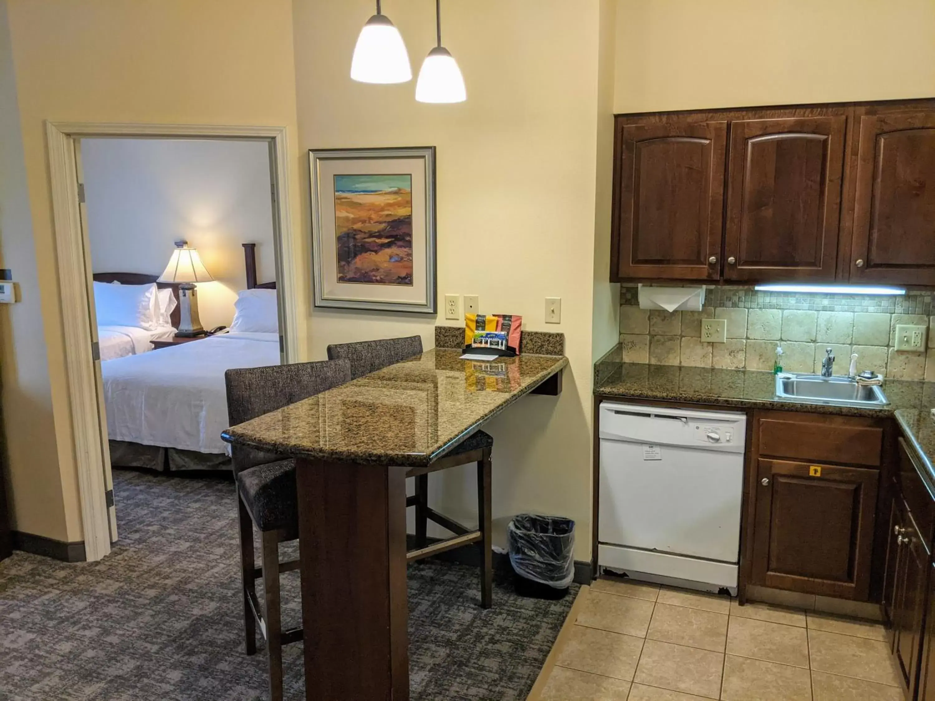 Photo of the whole room, Kitchen/Kitchenette in Staybridge Suites Indianapolis-Carmel, an IHG Hotel