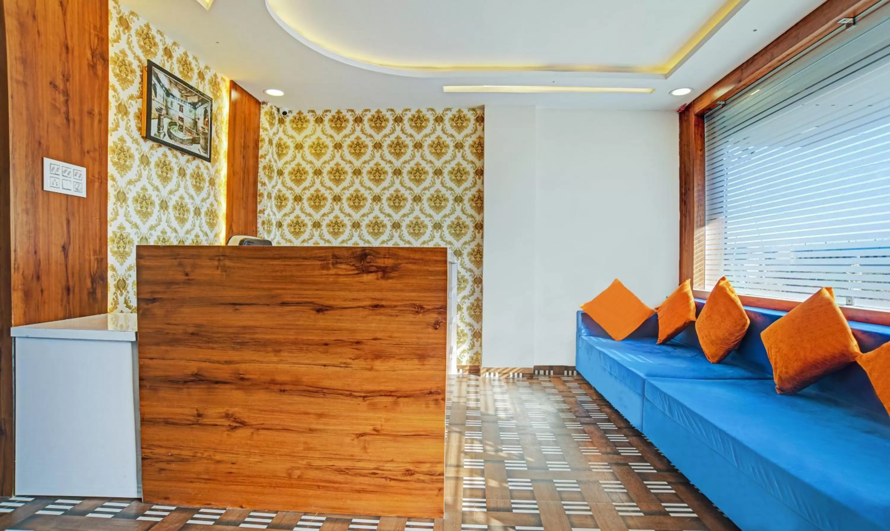 Lobby or reception in Hotel Anand Shree Near Airport,Indore