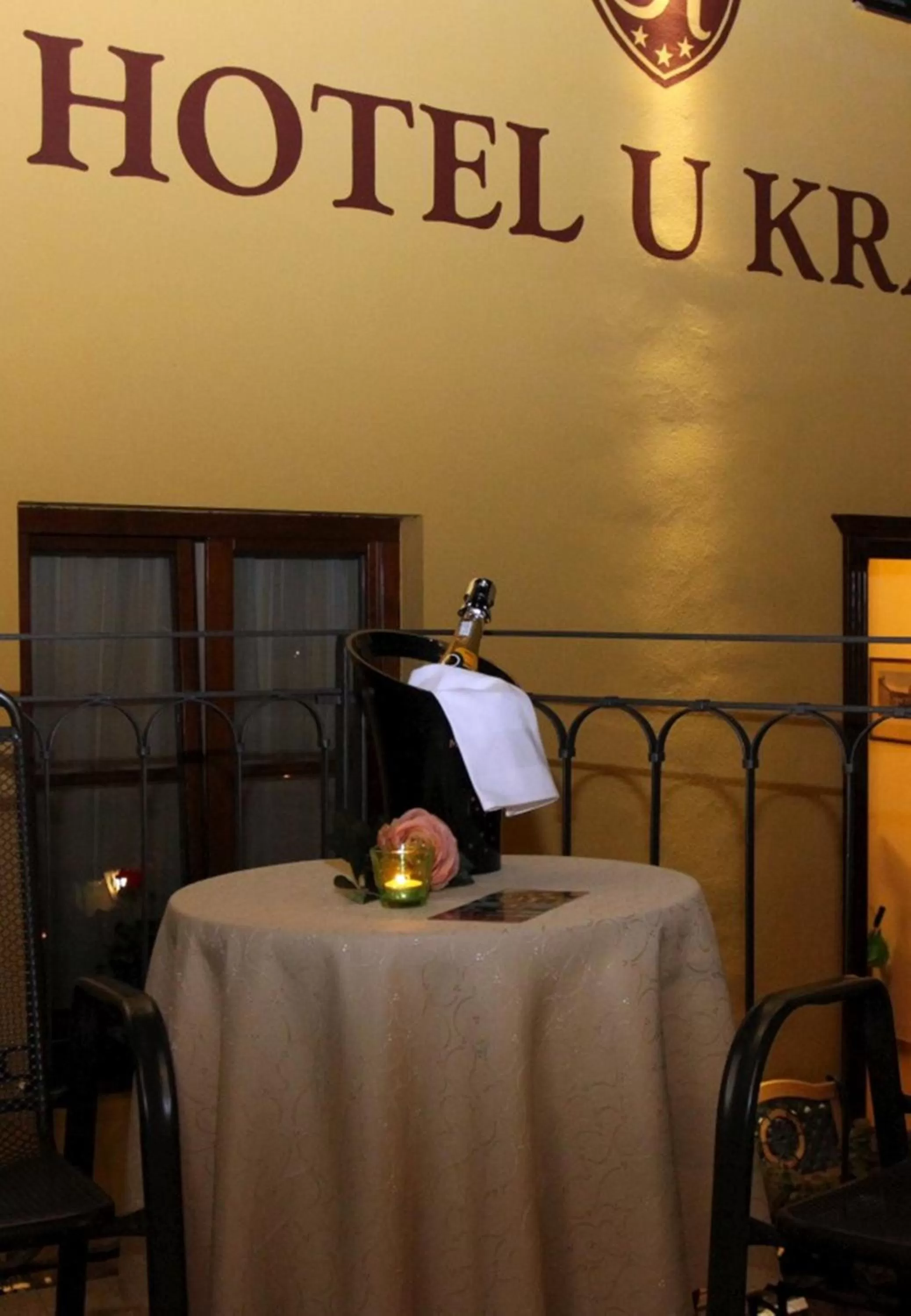 Balcony/Terrace in Hotel U Krále