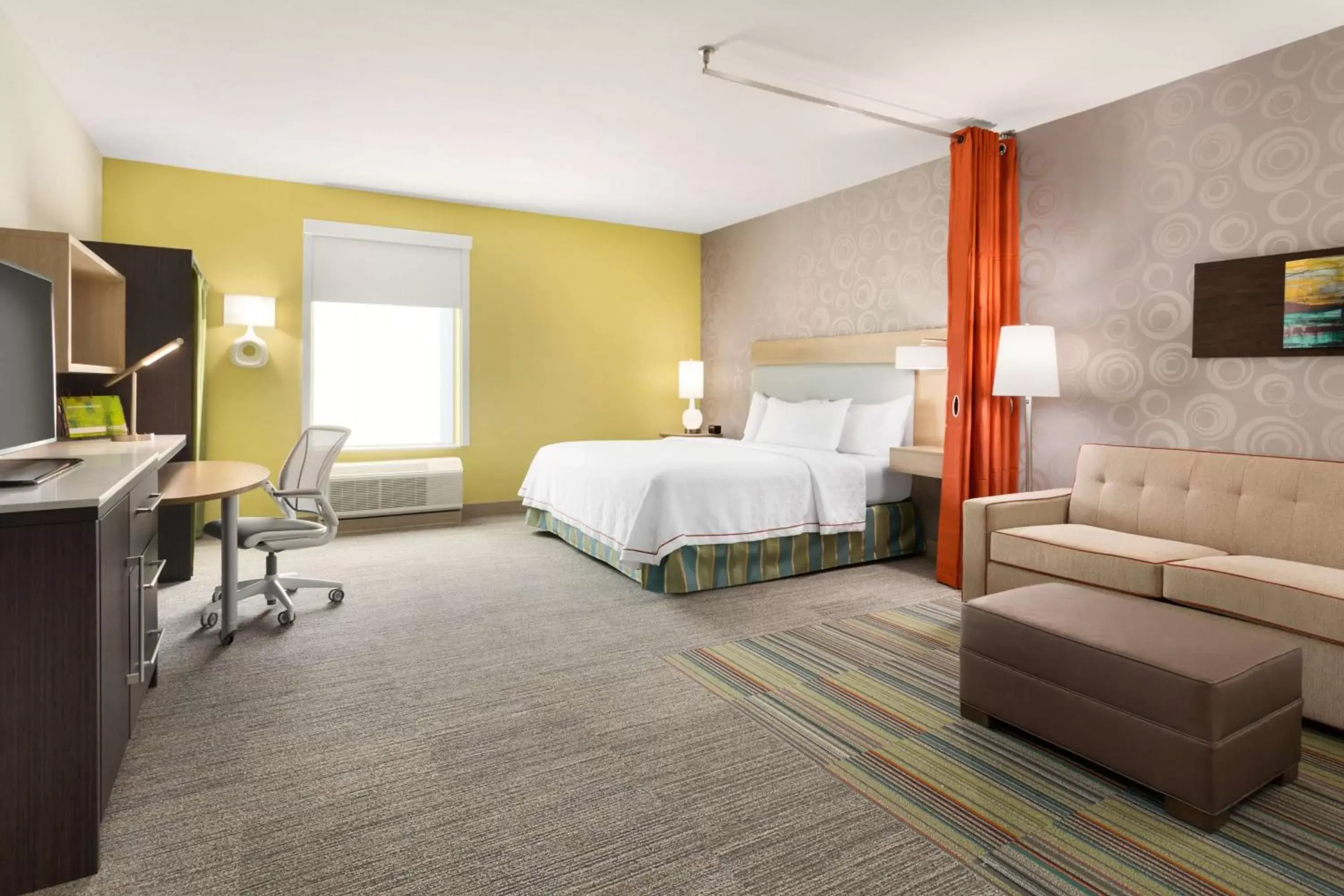 Bedroom, Bed in Home2 Suites by Hilton Shenandoah The Woodlands