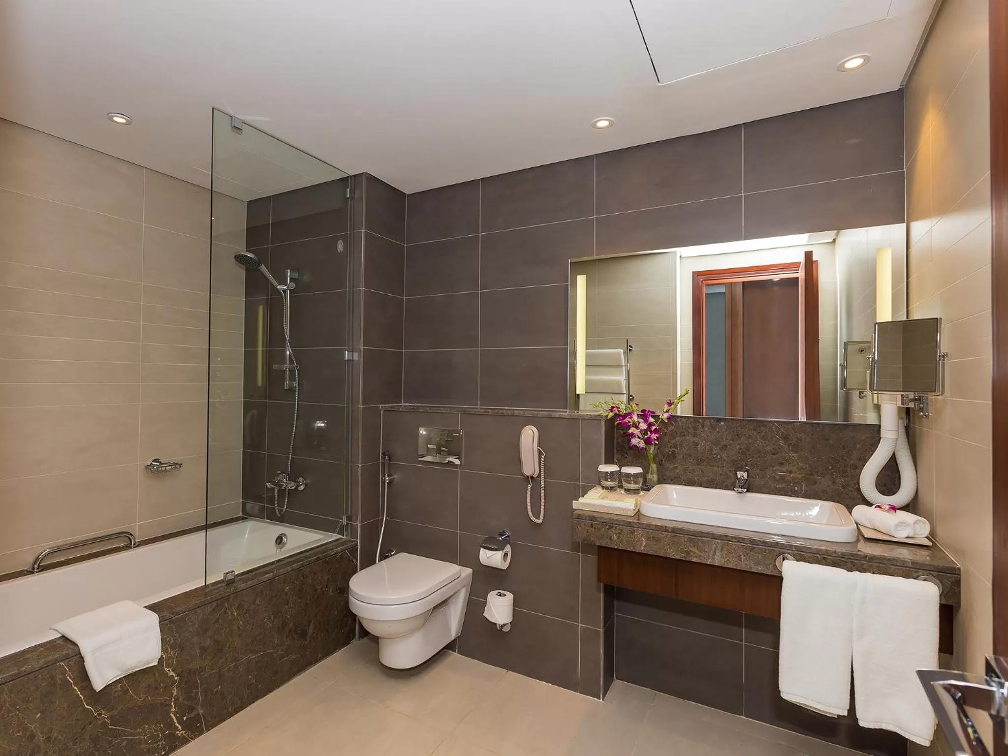 Bathroom in Flora Al Barsha Hotel At The Mall