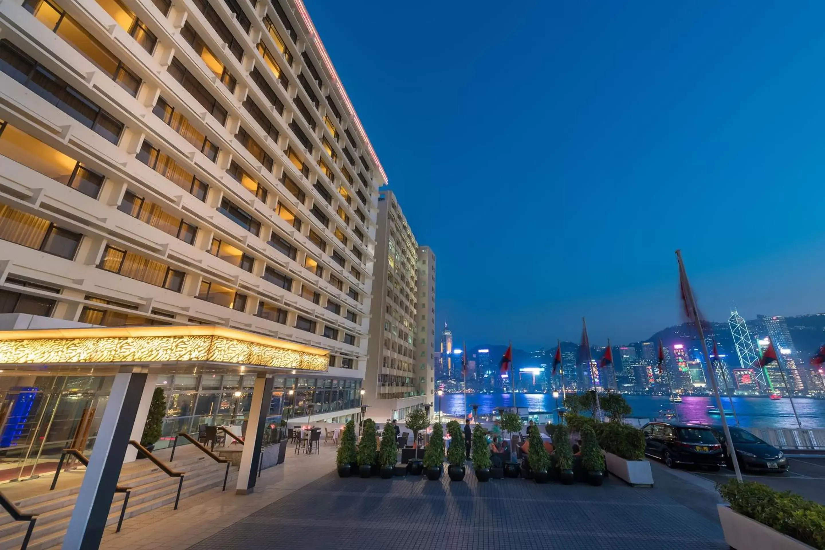 Property building in Marco Polo Hongkong Hotel